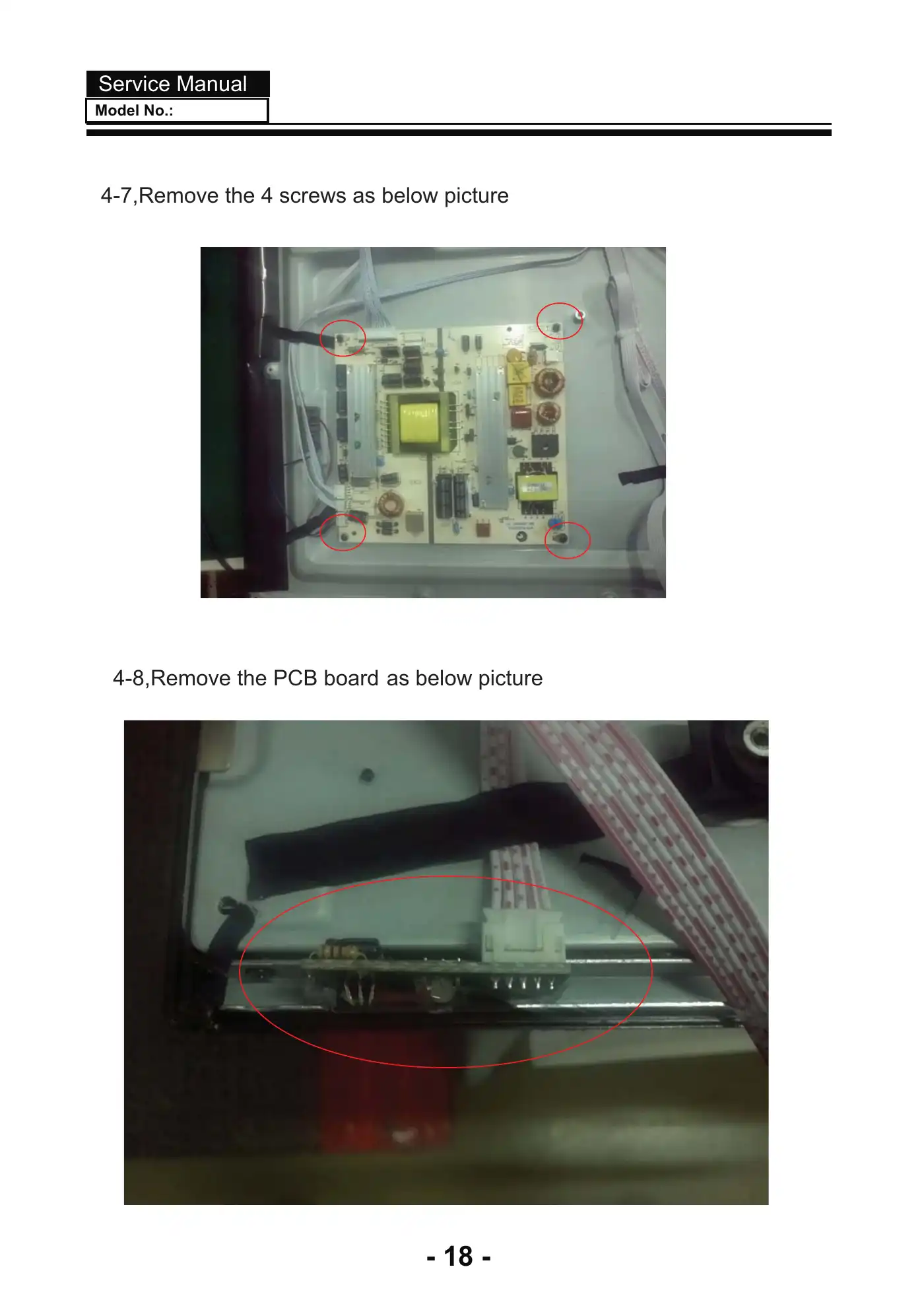 Haier LET39Z18HF Service Manual Manual pdf 19 page image