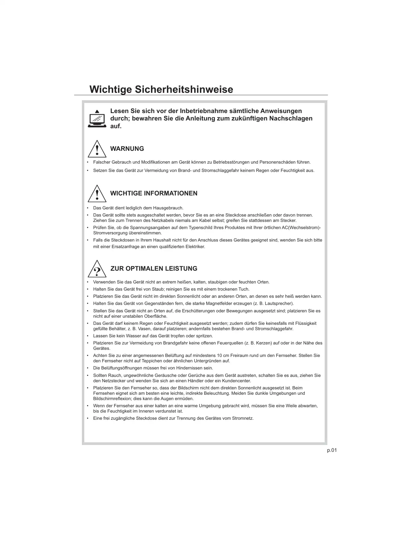 Haier LT19Z6 User Manual Manual pdf 115 page image