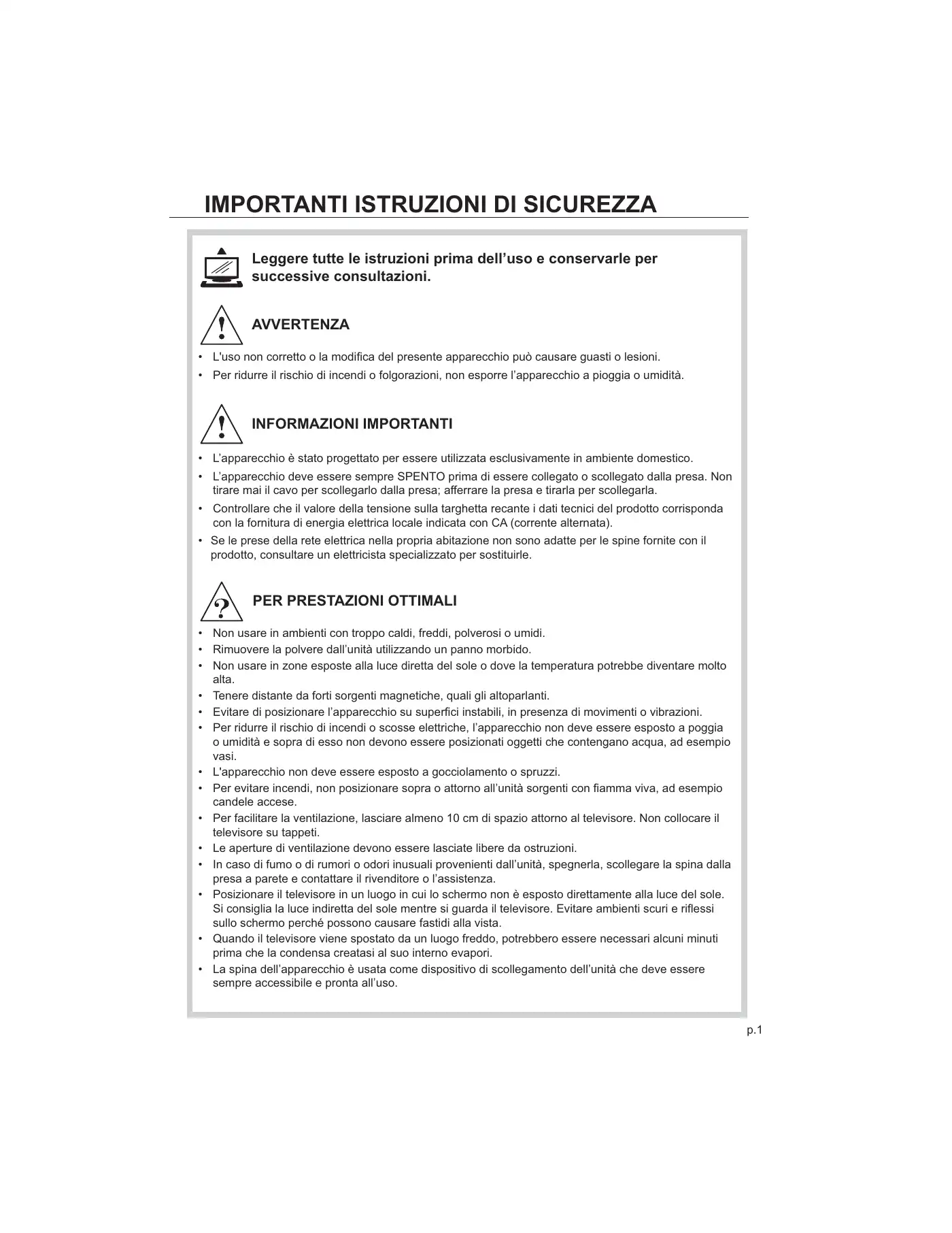 Haier LT19Z6 User Manual Manual pdf 171 page image