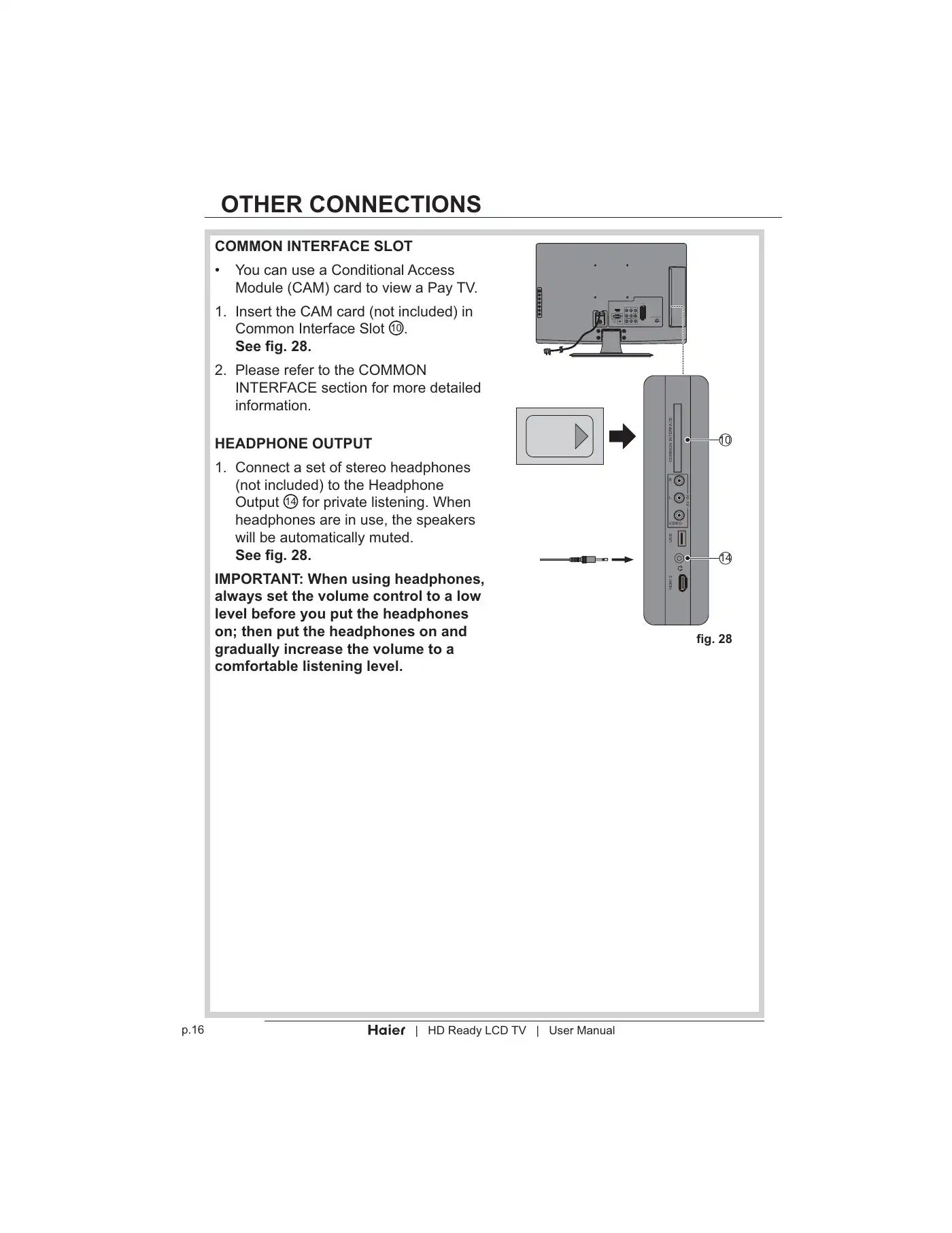 Haier LT19Z6 User Manual Manual pdf 18 page image