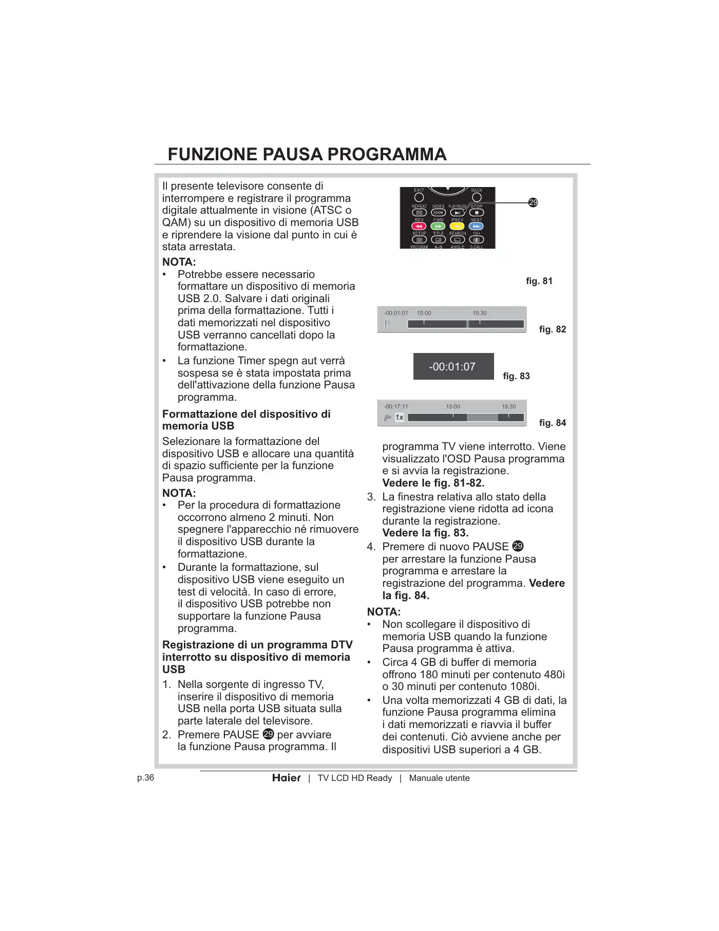 Haier LT19Z6 User Manual Manual pdf 206 page image