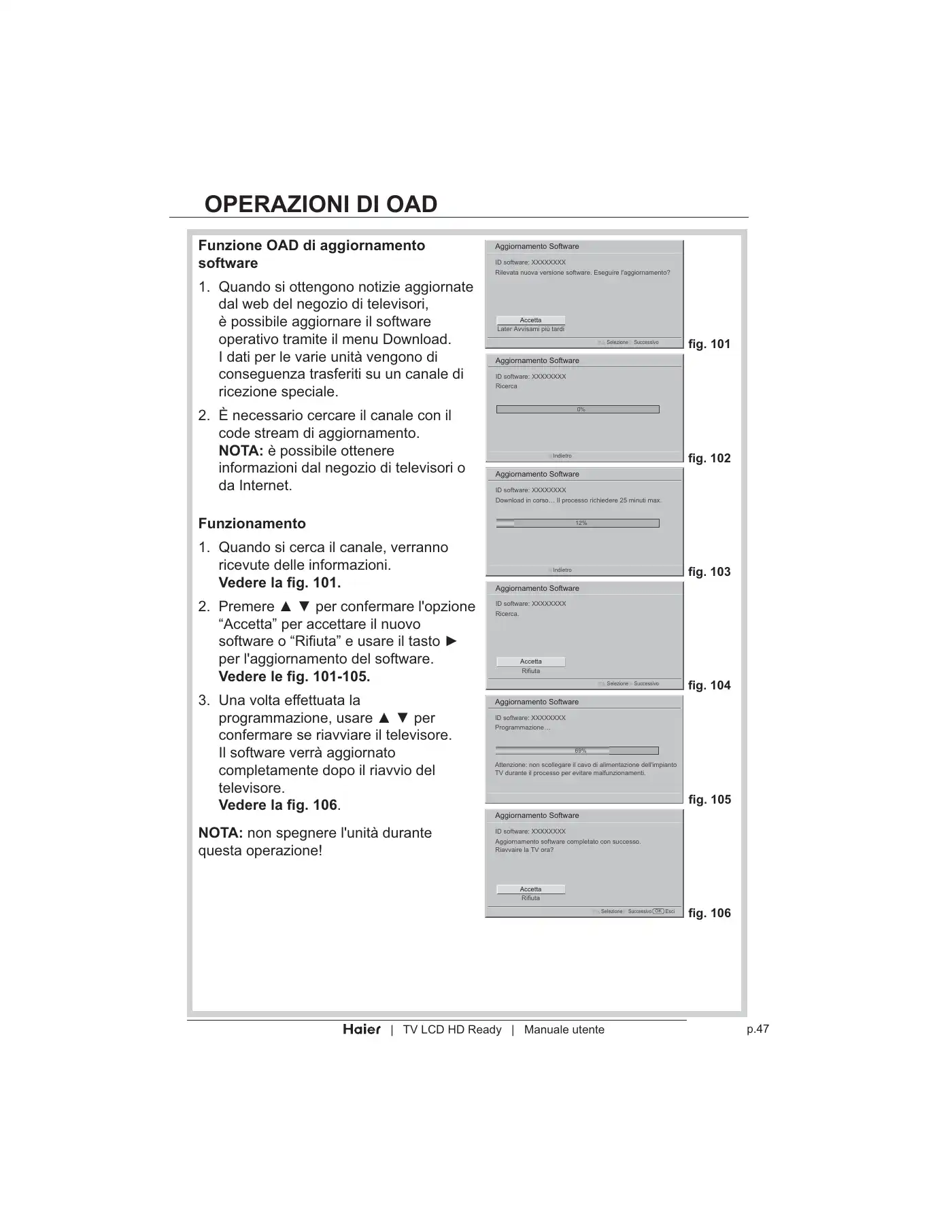 Haier LT19Z6 User Manual Manual pdf 217 page image