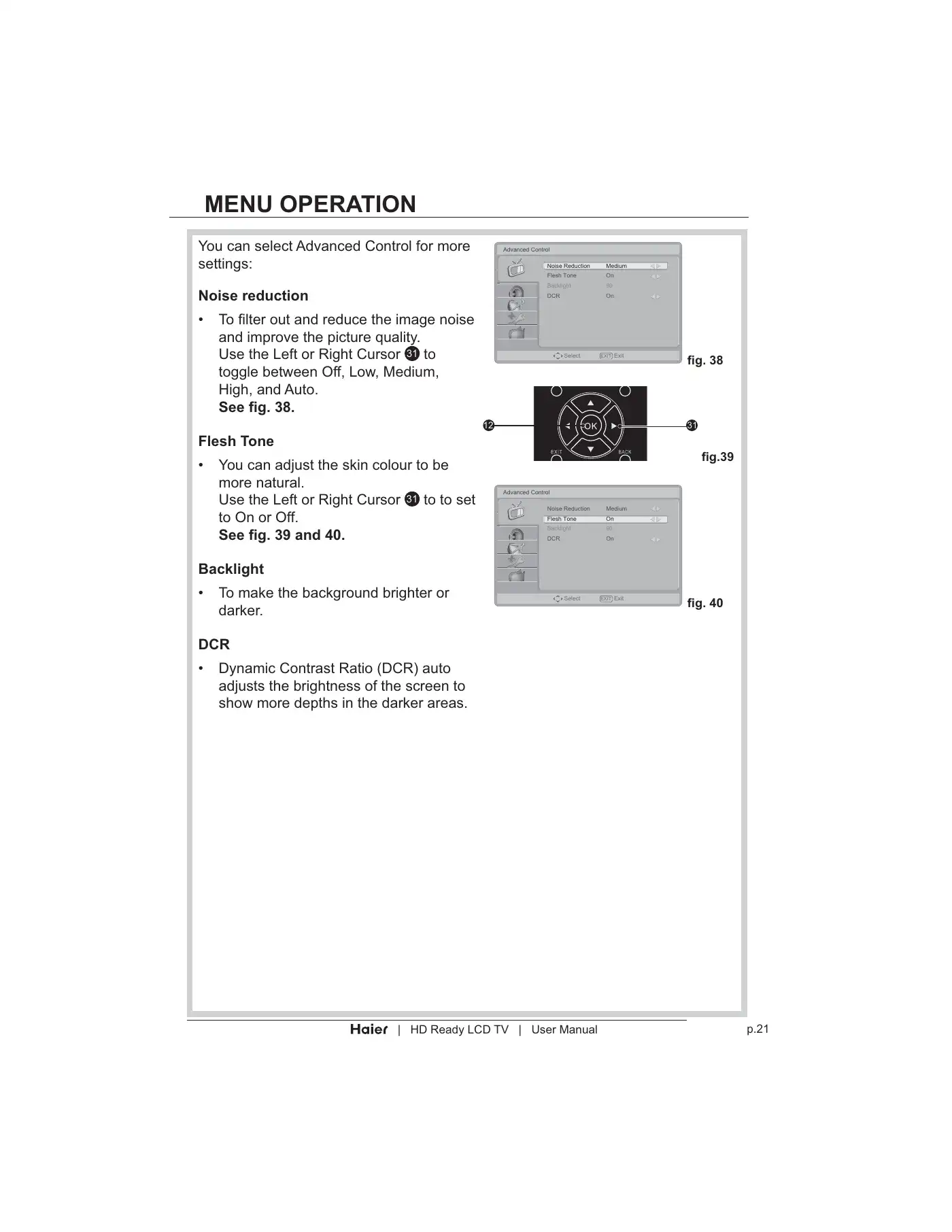 Haier LT19Z6 User Manual Manual pdf 23 page image
