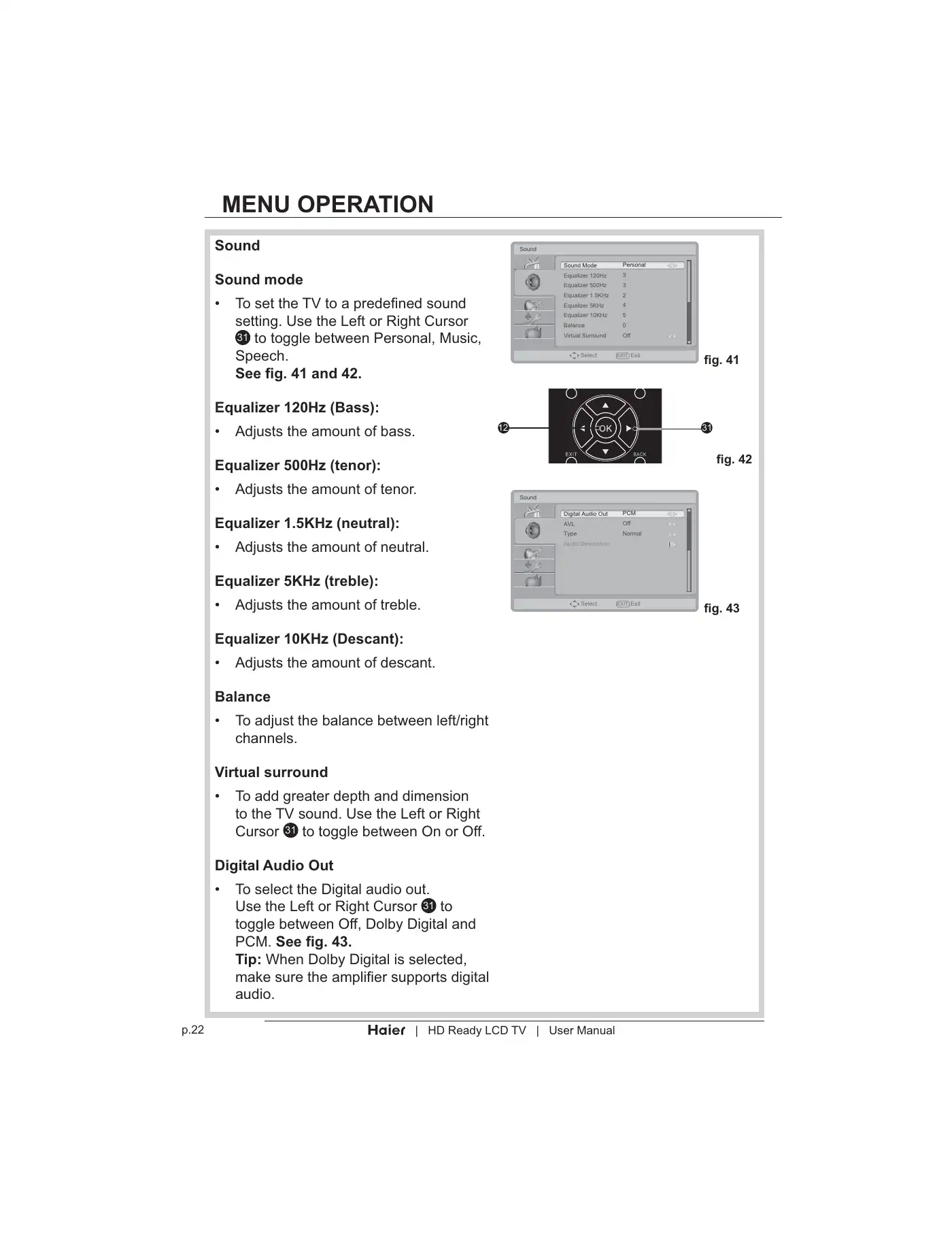 Haier LT19Z6 User Manual Manual pdf 24 page image