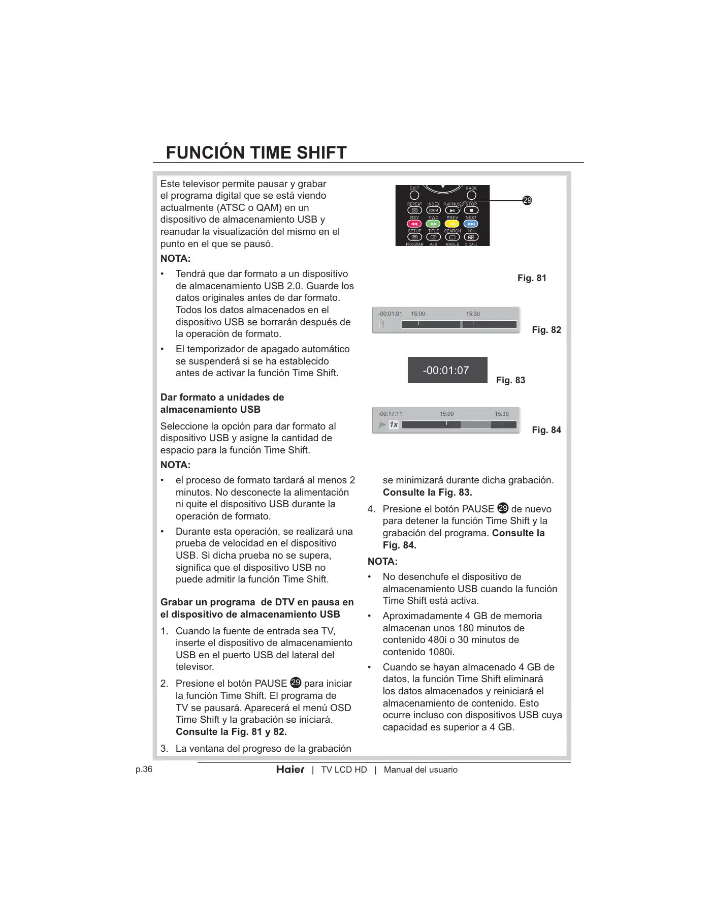 Haier LT19Z6 User Manual Manual pdf 262 page image