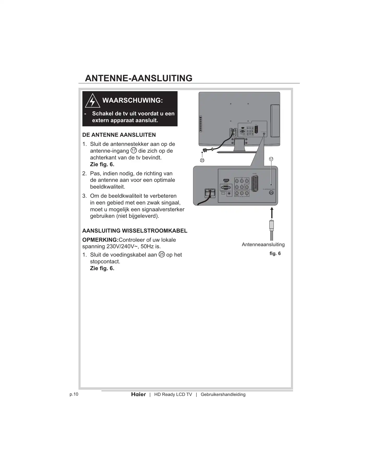 Haier LT19Z6 User Manual Manual pdf 292 page image