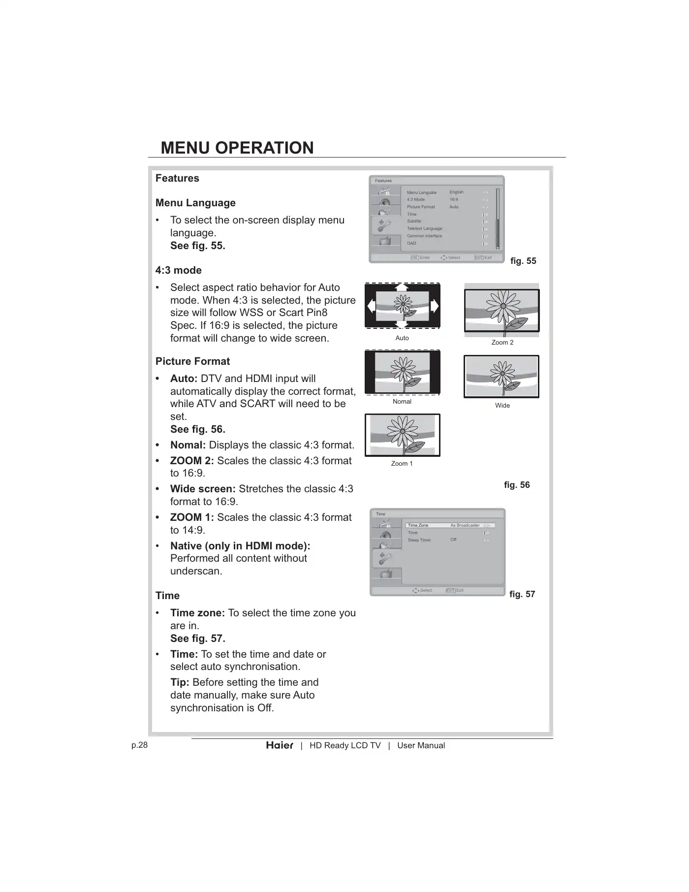Haier LT19Z6 User Manual Manual pdf 30 page image