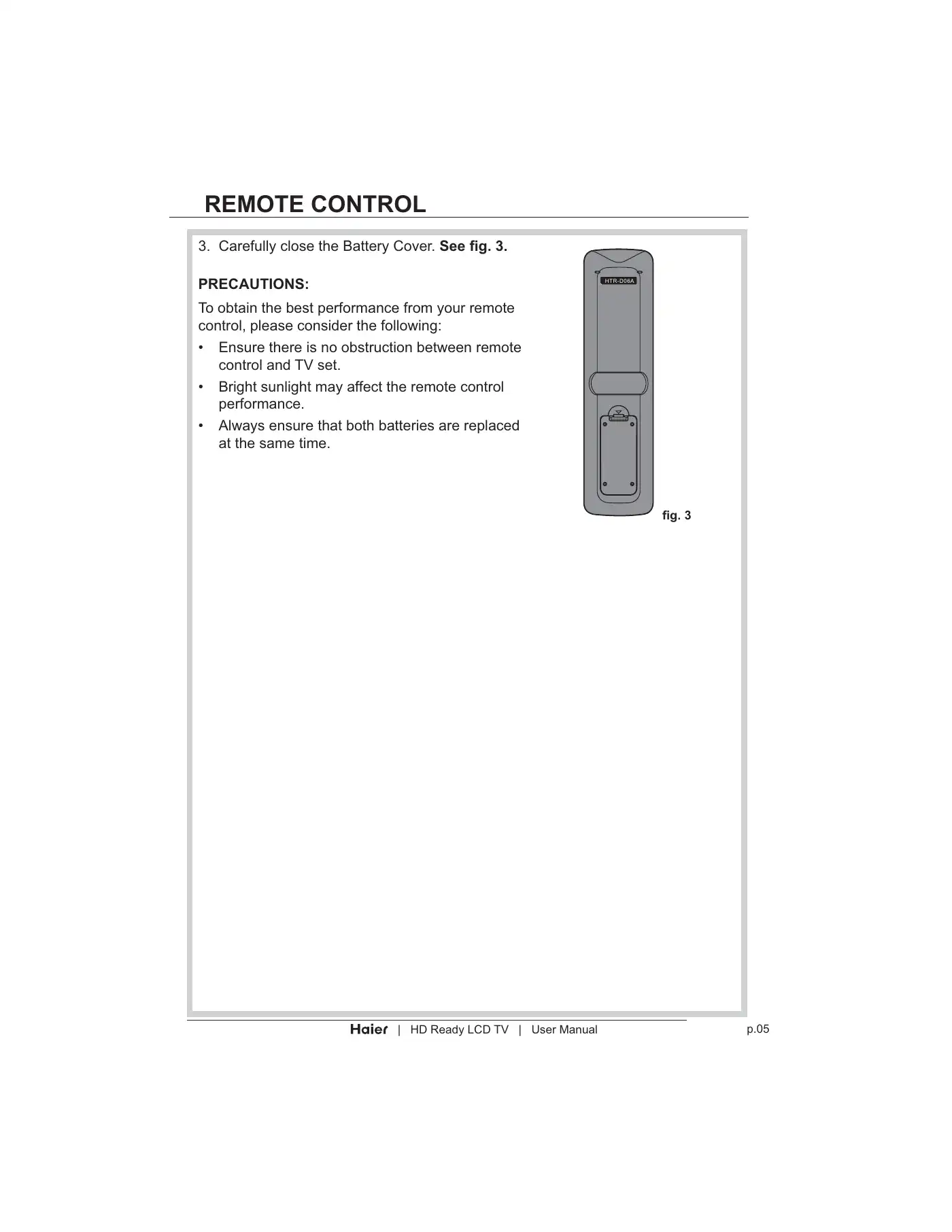 Haier LT19Z6 User Manual Manual pdf 7 page image