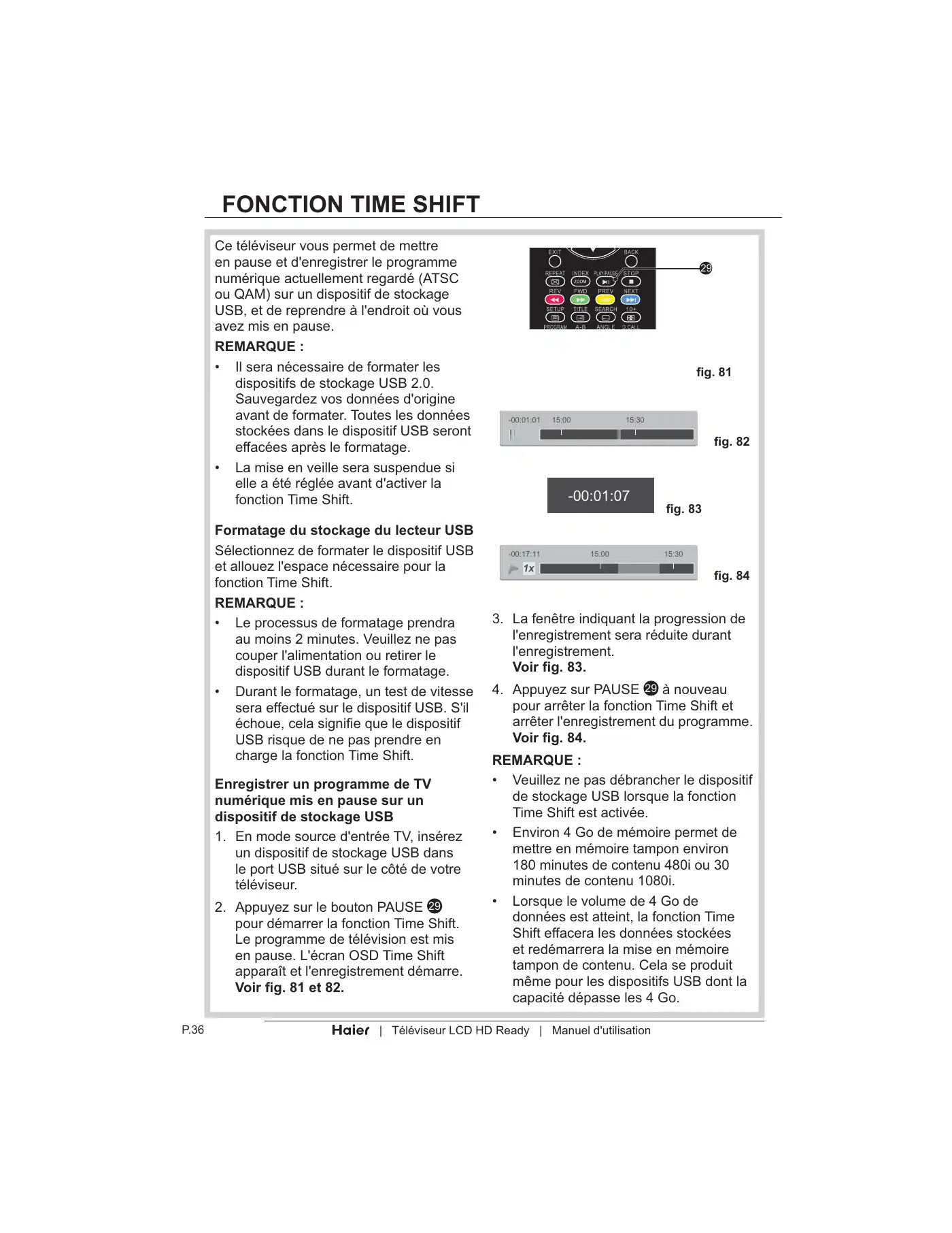 Haier LT19Z6 User Manual Manual pdf 94 page image