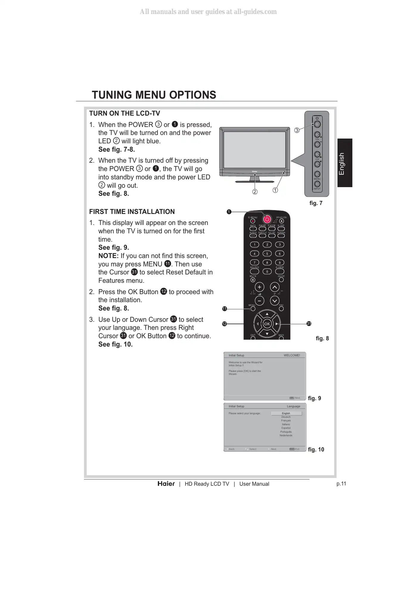 Haier LT19Z6 User Manual Manual pdf 13 page image