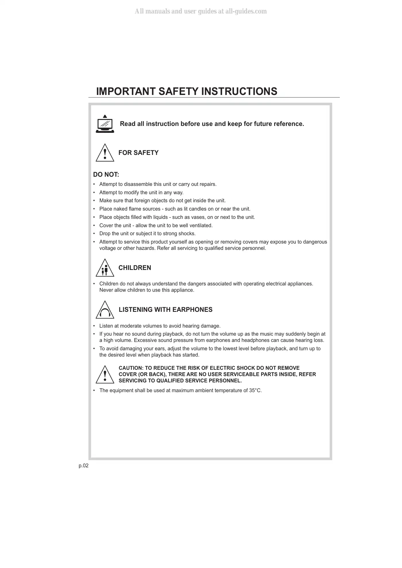 Haier LT19Z6 User Manual Manual pdf 4 page image