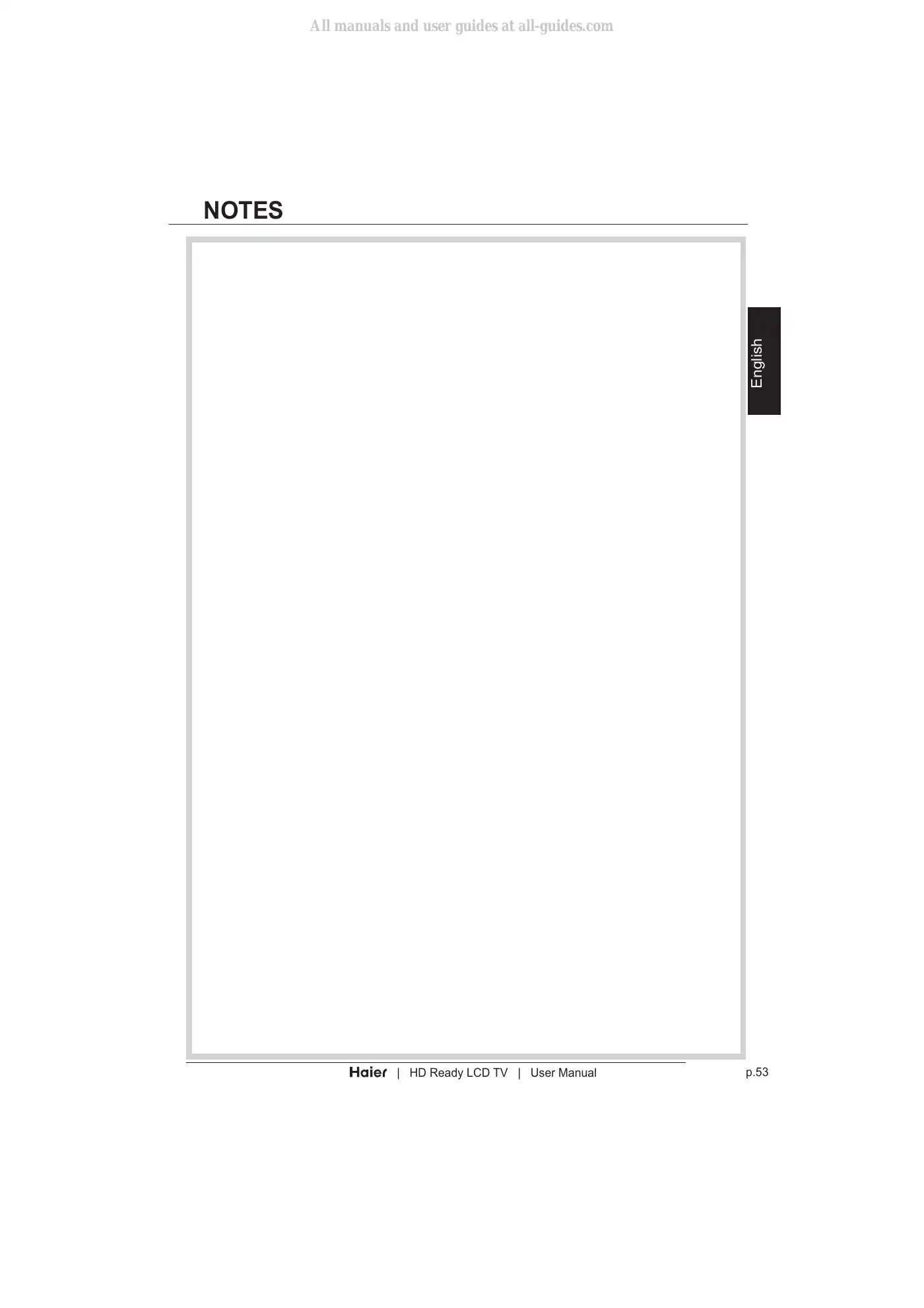 Haier LT19Z6 User Manual Manual pdf 55 page image