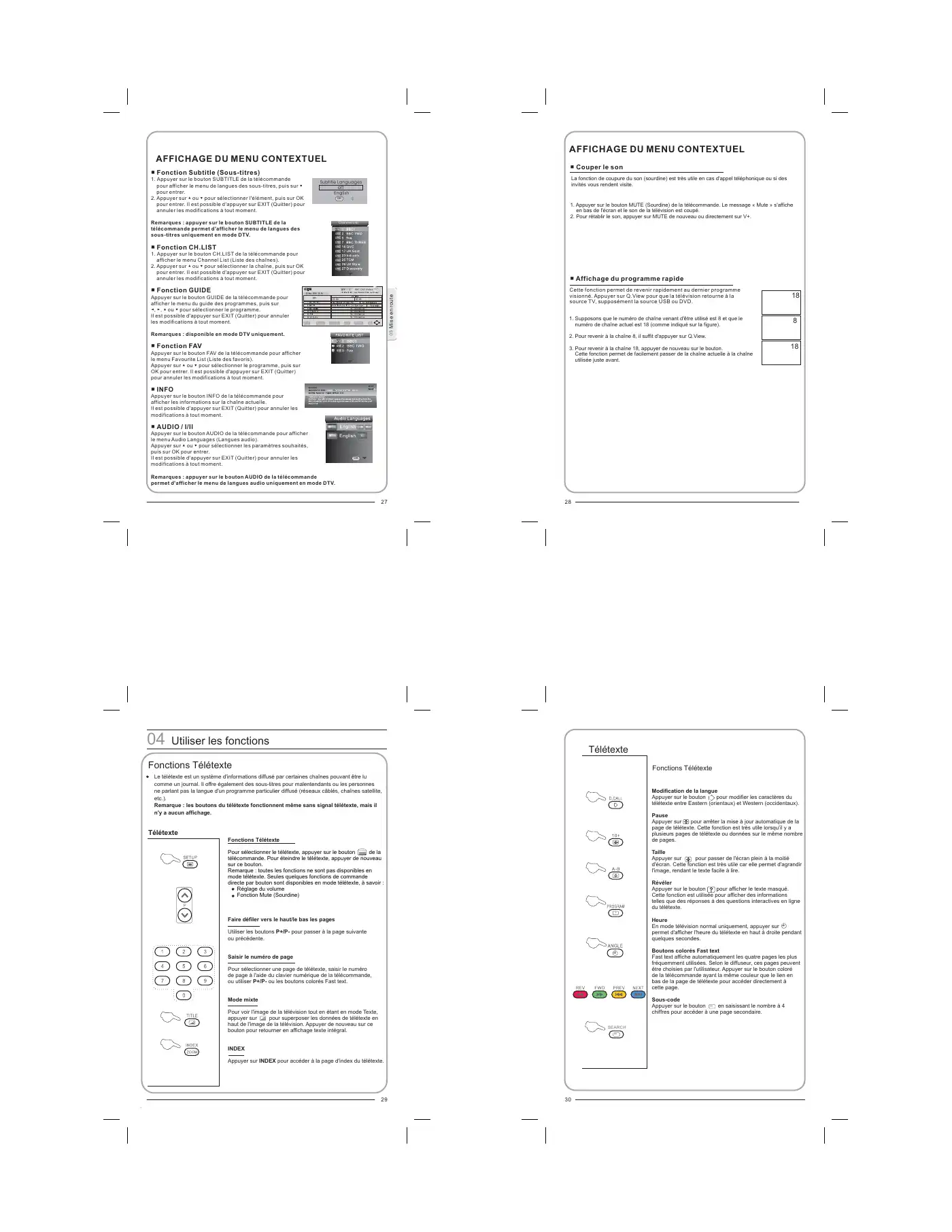 Haier LY26R3A Instruction Manual Manual pdf 20 page image