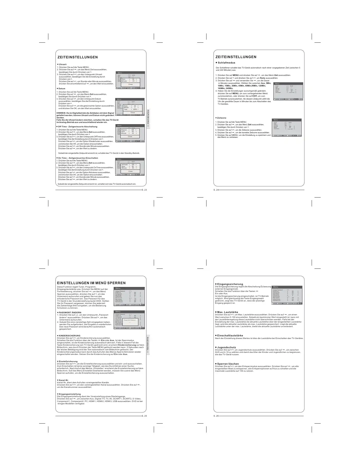 Haier LY26R3A Instruction Manual Manual pdf 31 page image