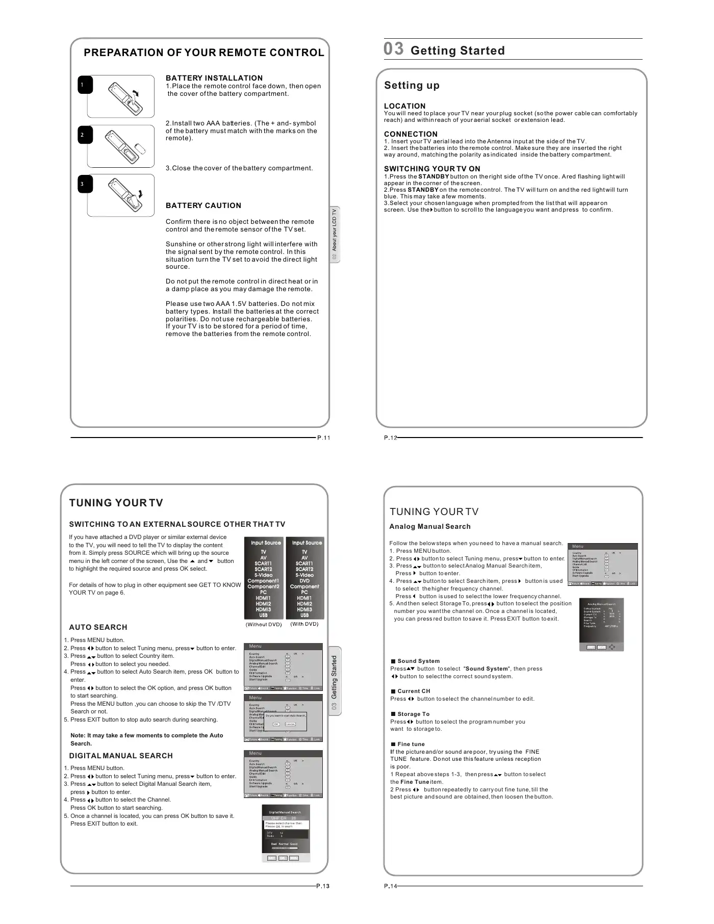 Haier LY26R3A Instruction Manual Manual pdf 4 page image