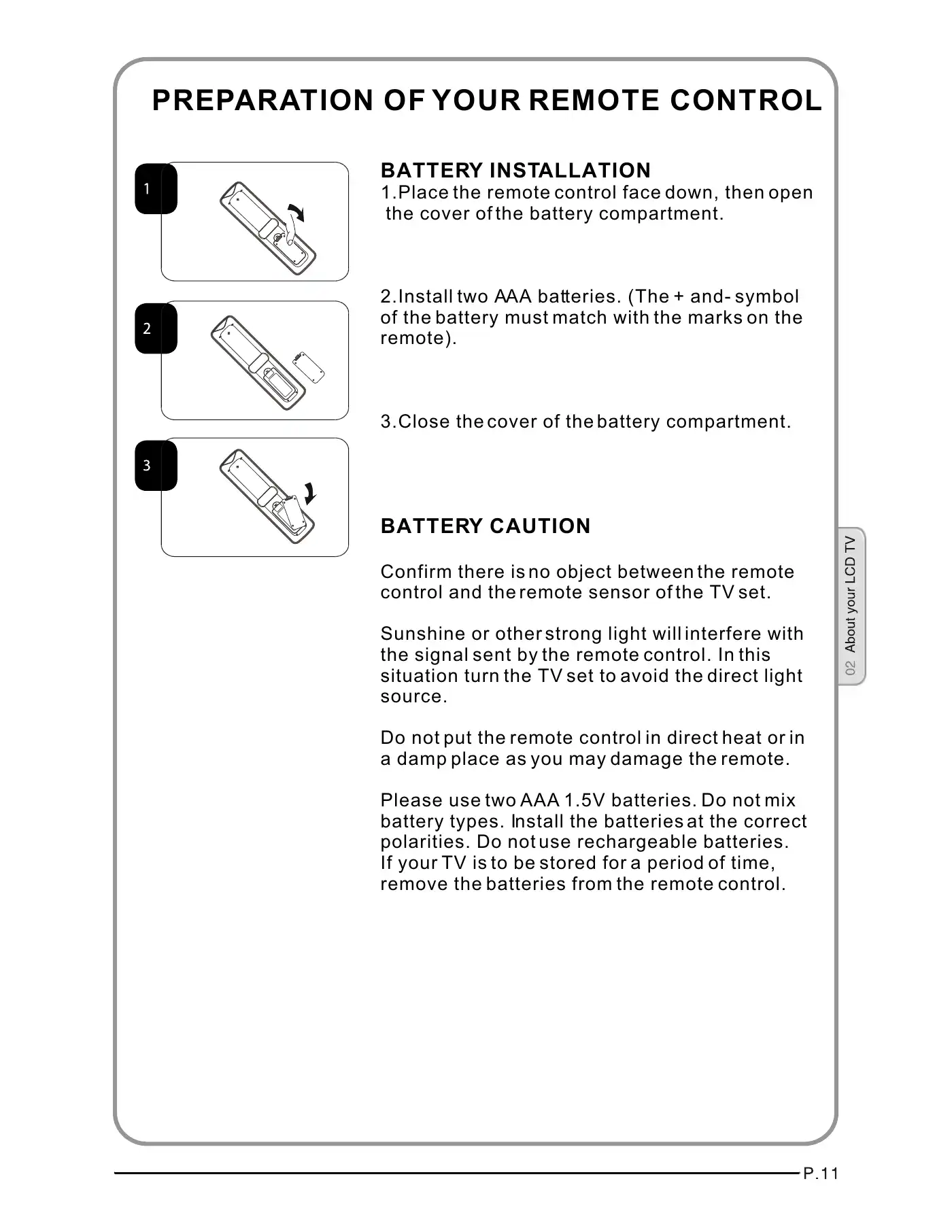 Haier LT26K3A Instruction Manual Manual pdf 13 page image