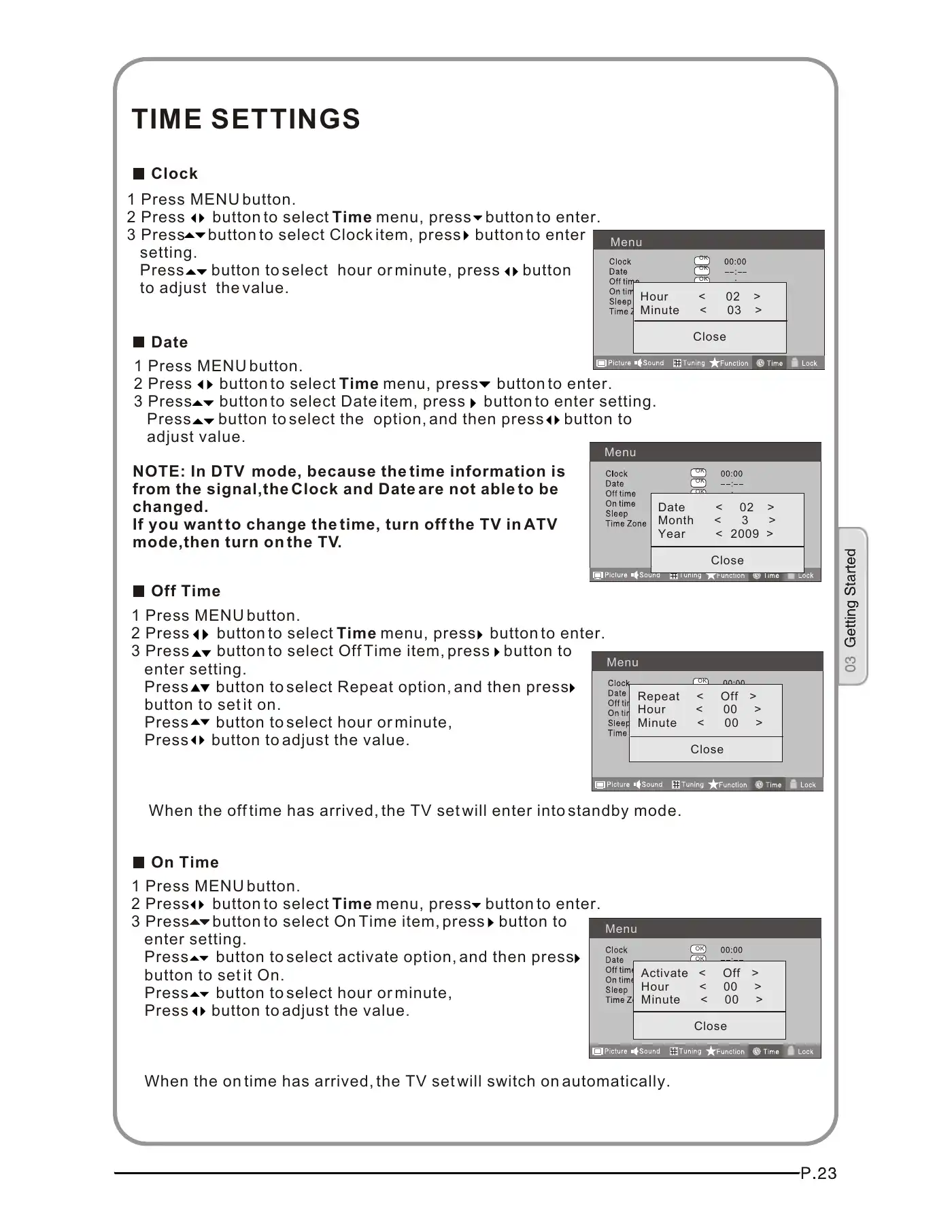 Haier LT26K3A Instruction Manual Manual pdf 25 page image
