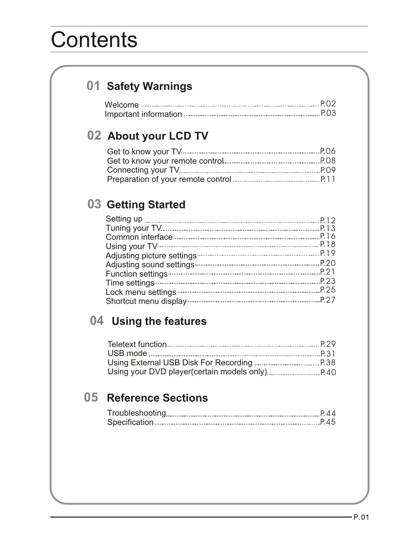 Haier LT26K3A Instruction Manual Manual pdf 3 page image