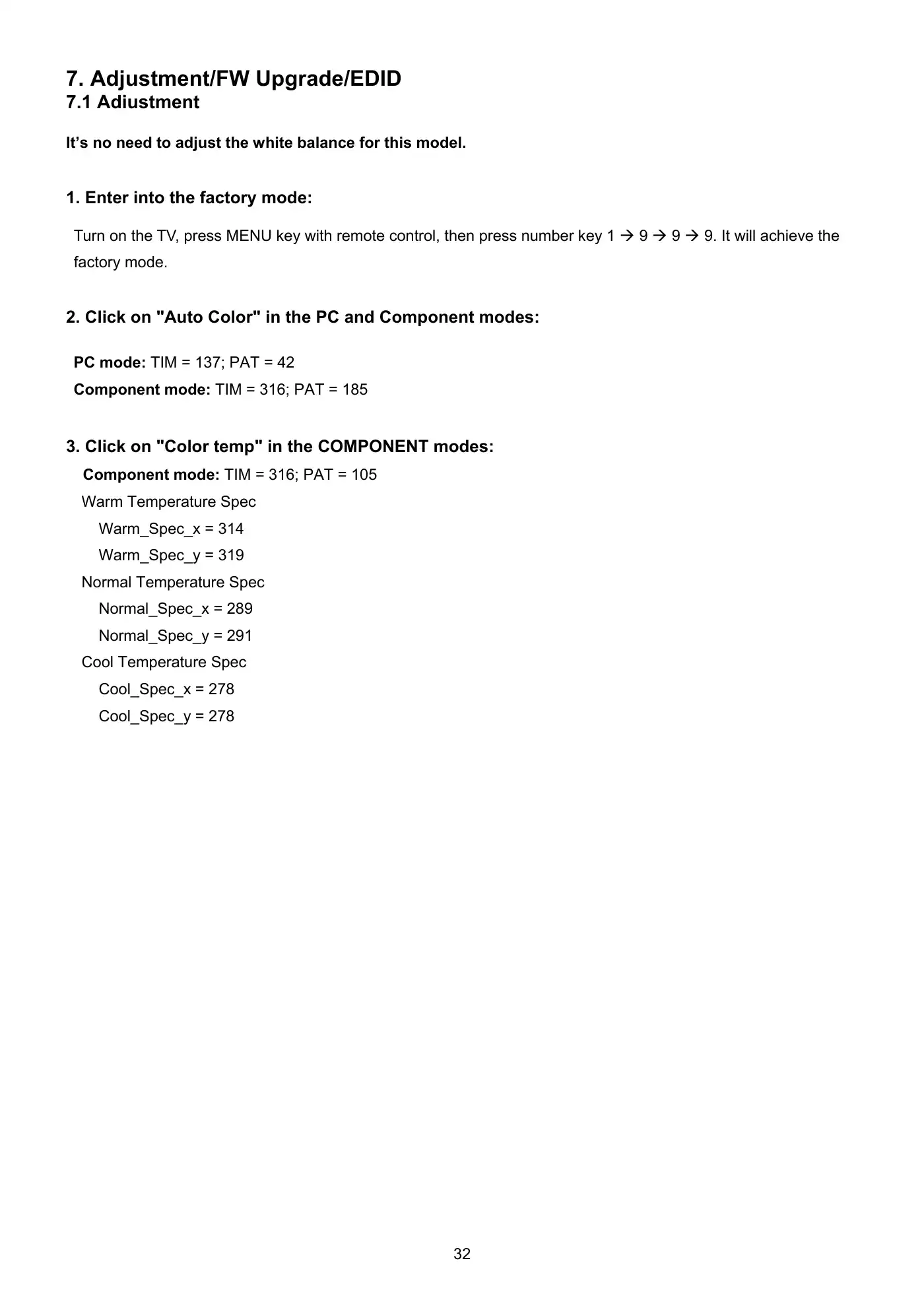 Haier LY19Z6 Service Manual Manual pdf 32 page image