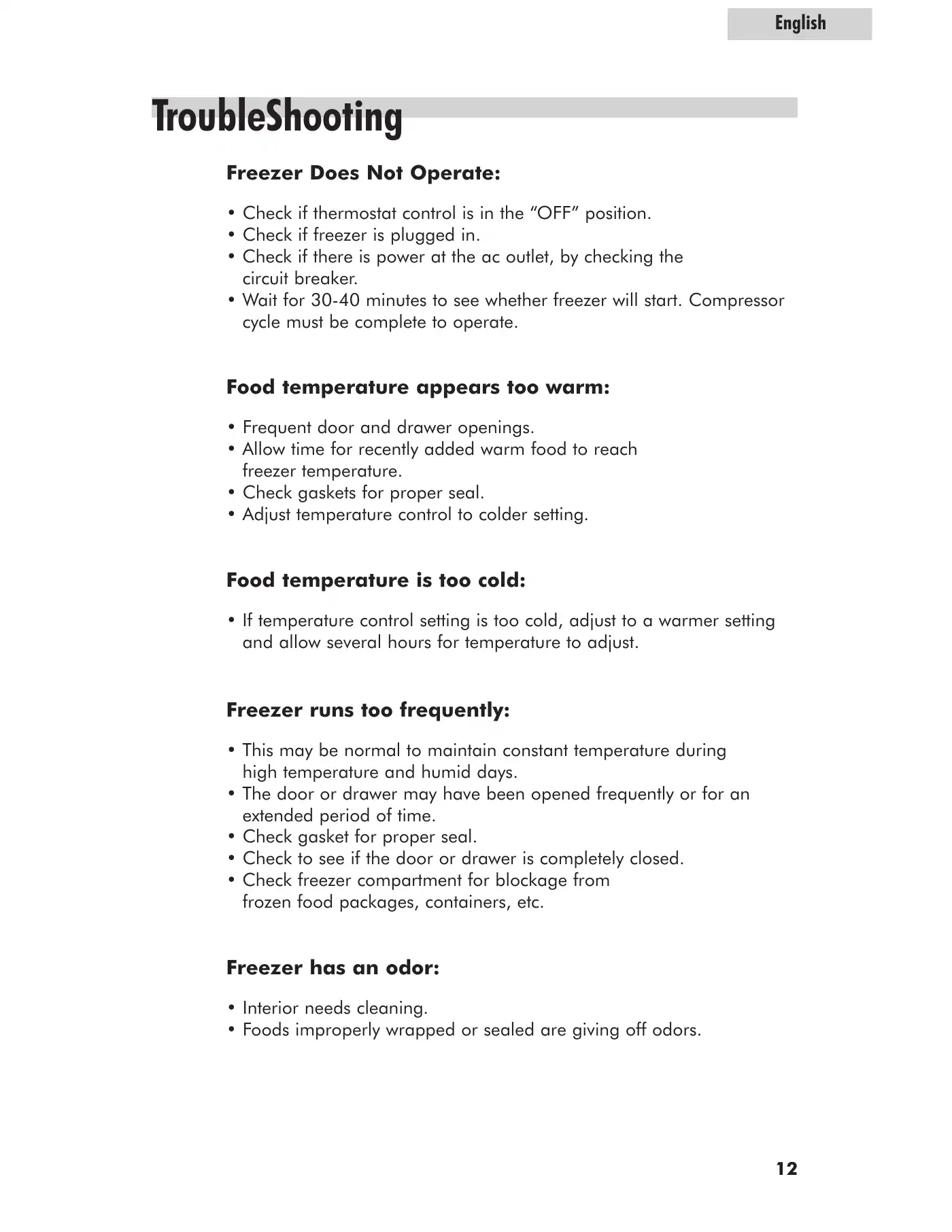 Haier LW110 User Manual Manual pdf 14 page image