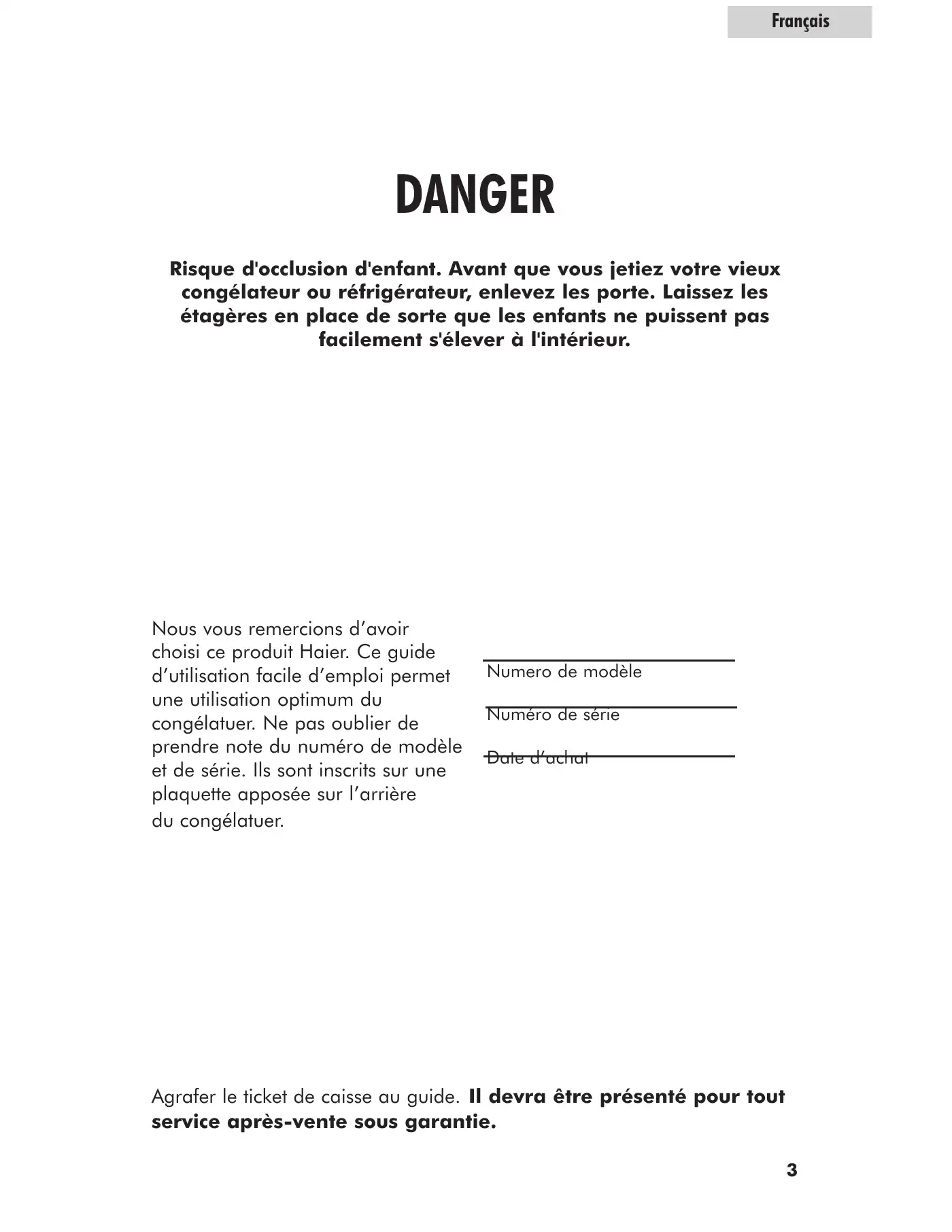 Haier LW110 User Manual Manual pdf 18 page image