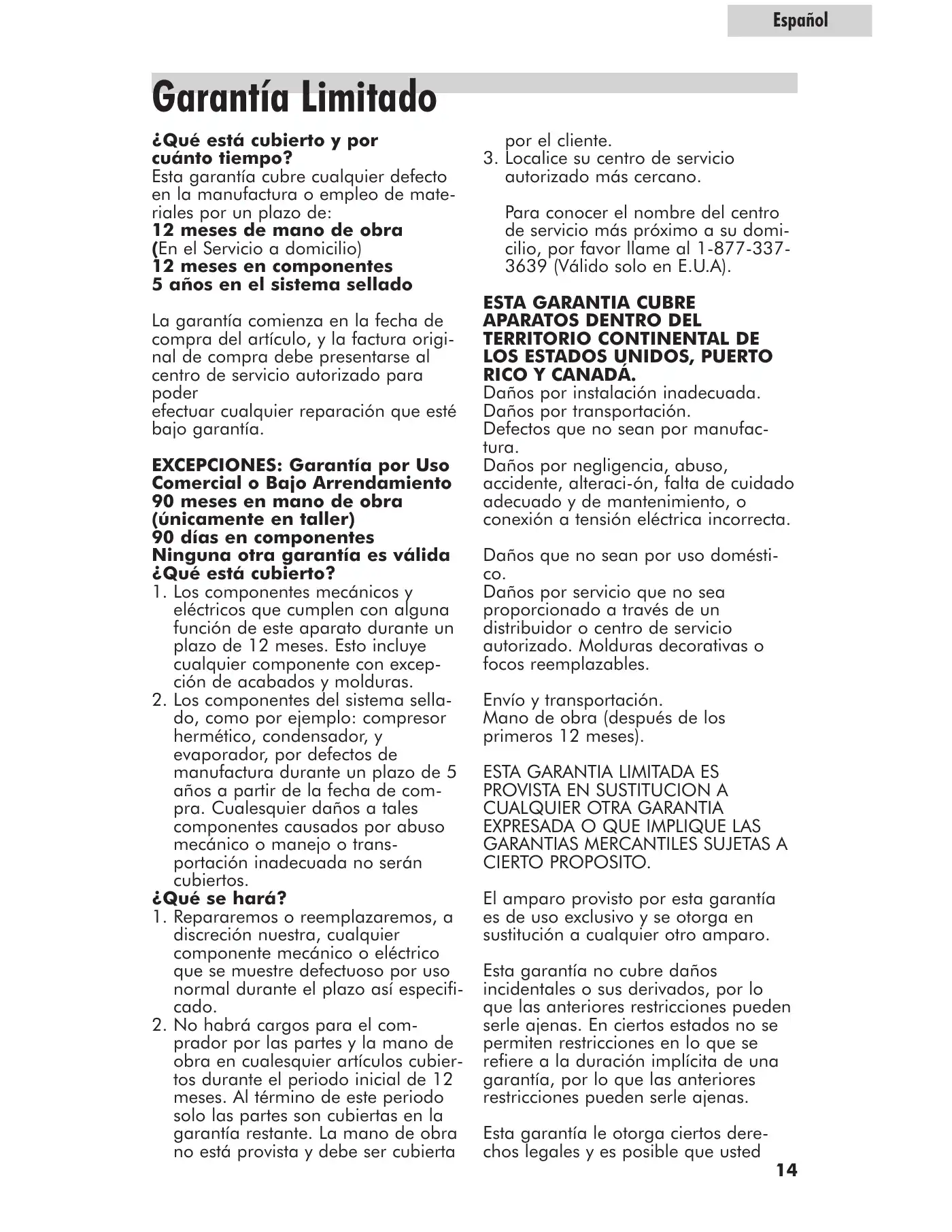 Haier LW110 User Manual Manual pdf 44 page image