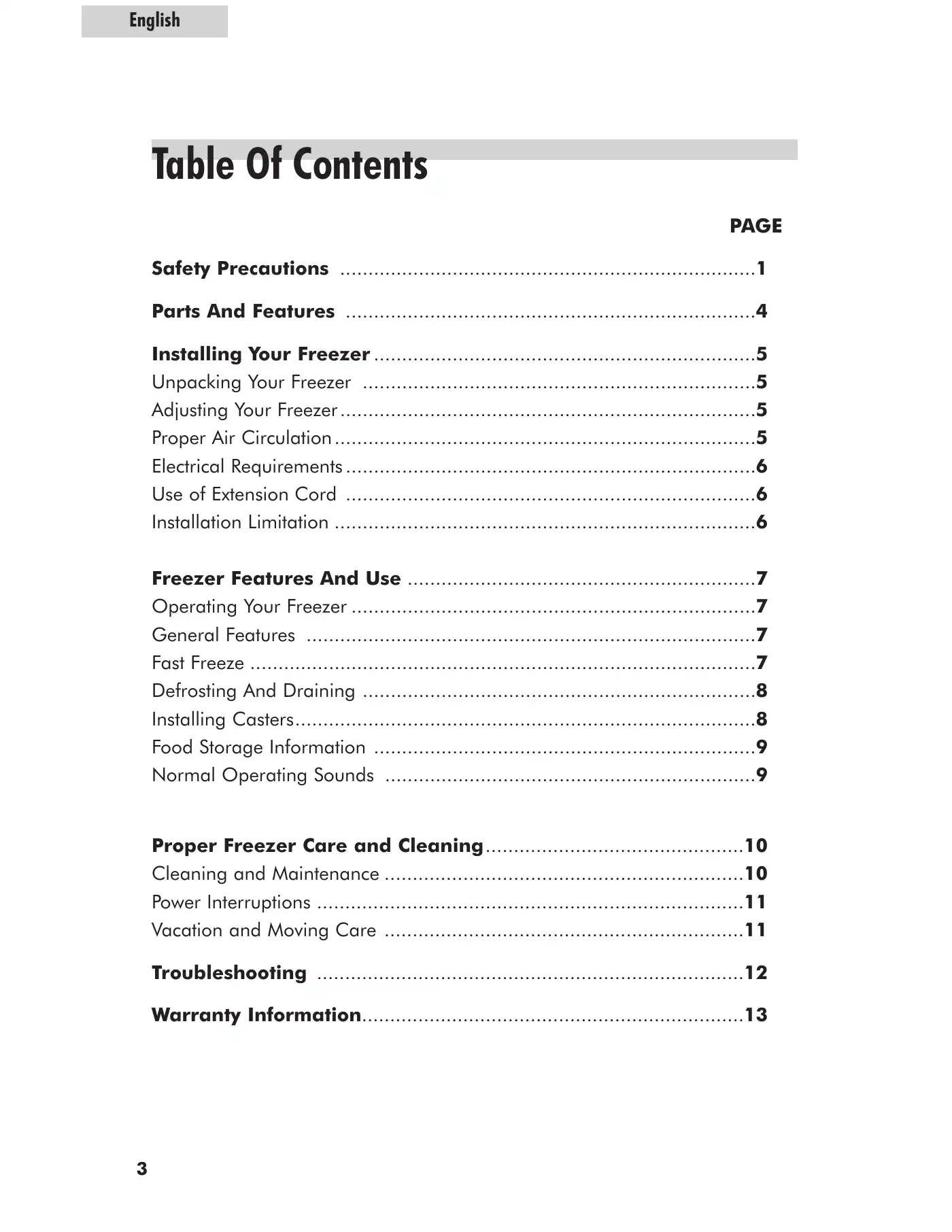 Haier LW110 User Manual Manual pdf 5 page image