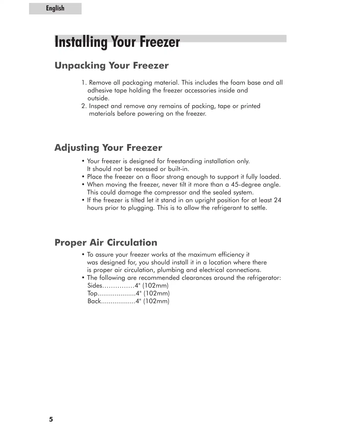 Haier LW110 User Manual Manual pdf 7 page image