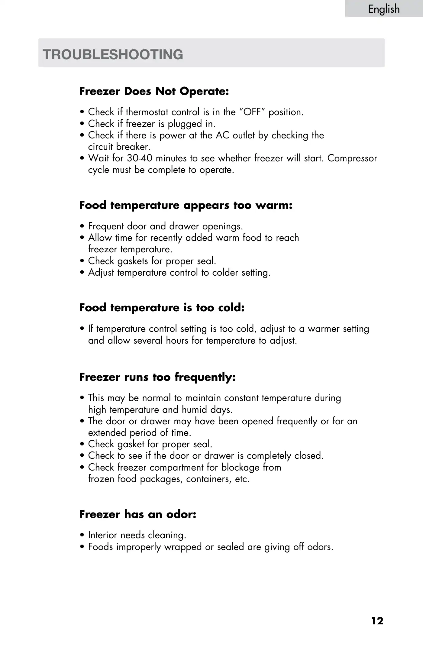 Haier LW145AW User Manual Manual pdf 13 page image