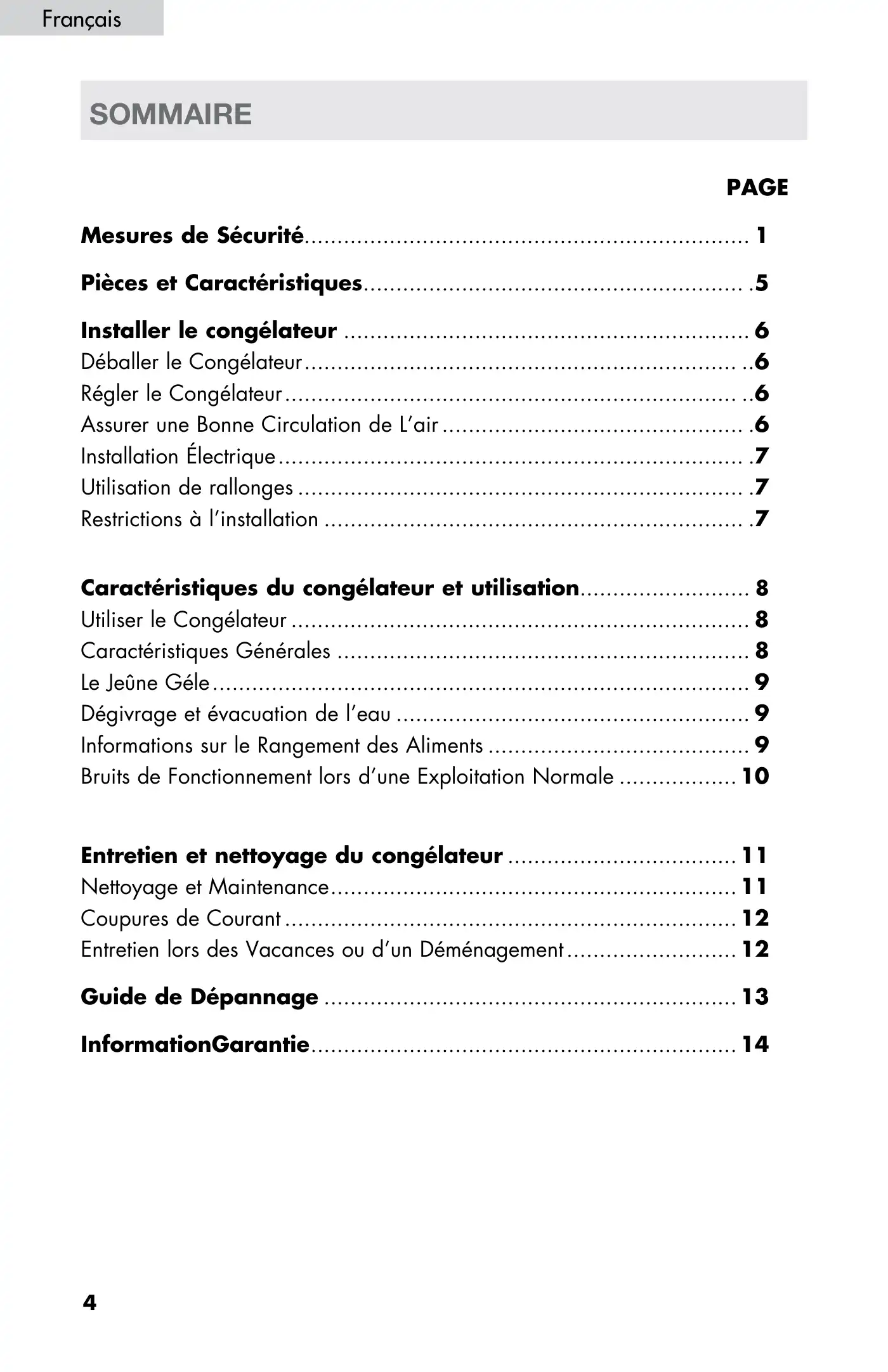 Haier LW145AW User Manual Manual pdf 18 page image
