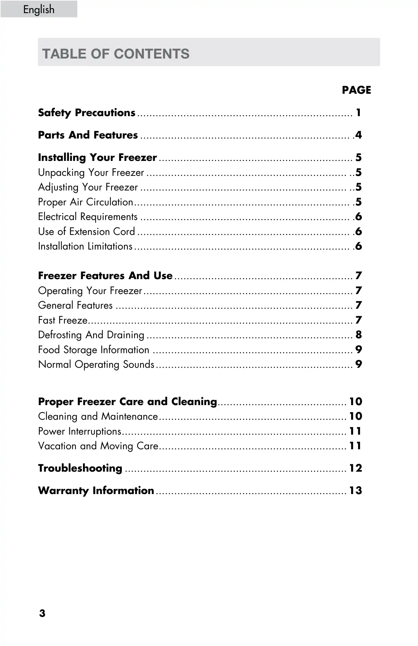 Haier LW145AW User Manual Manual pdf 4 page image