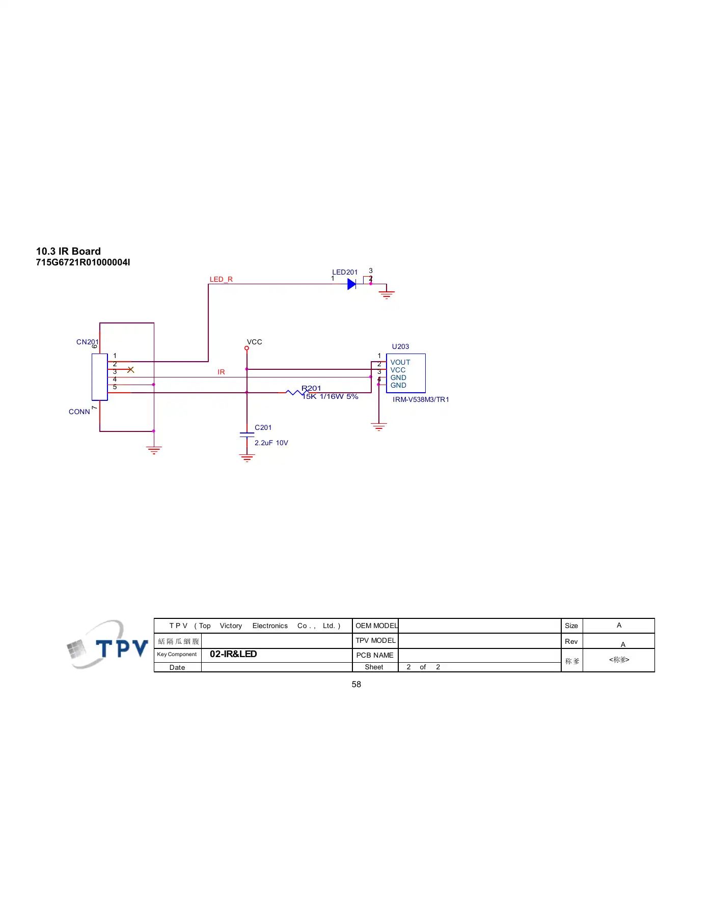Haier 40D3505T Service Manual Manual pdf 58 page image