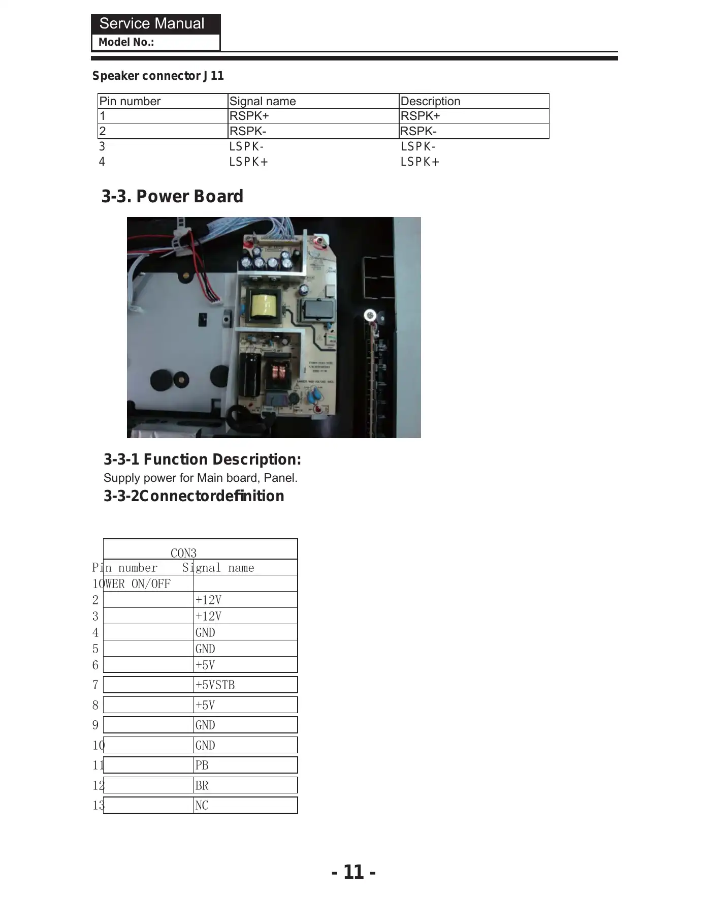 Haier HL19KN2 Service Manual Manual pdf 12 page image