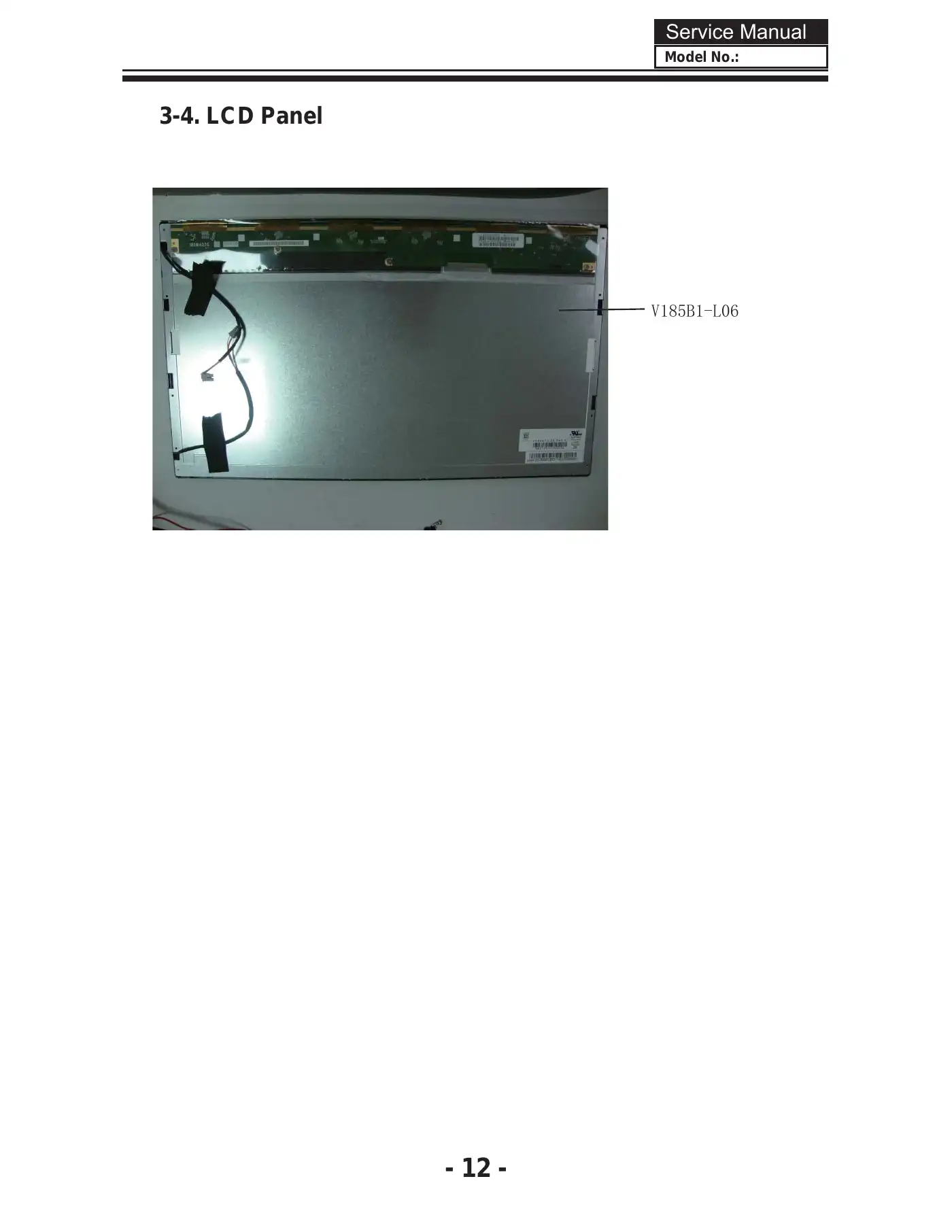 Haier HL19KN2 Service Manual Manual pdf 13 page image