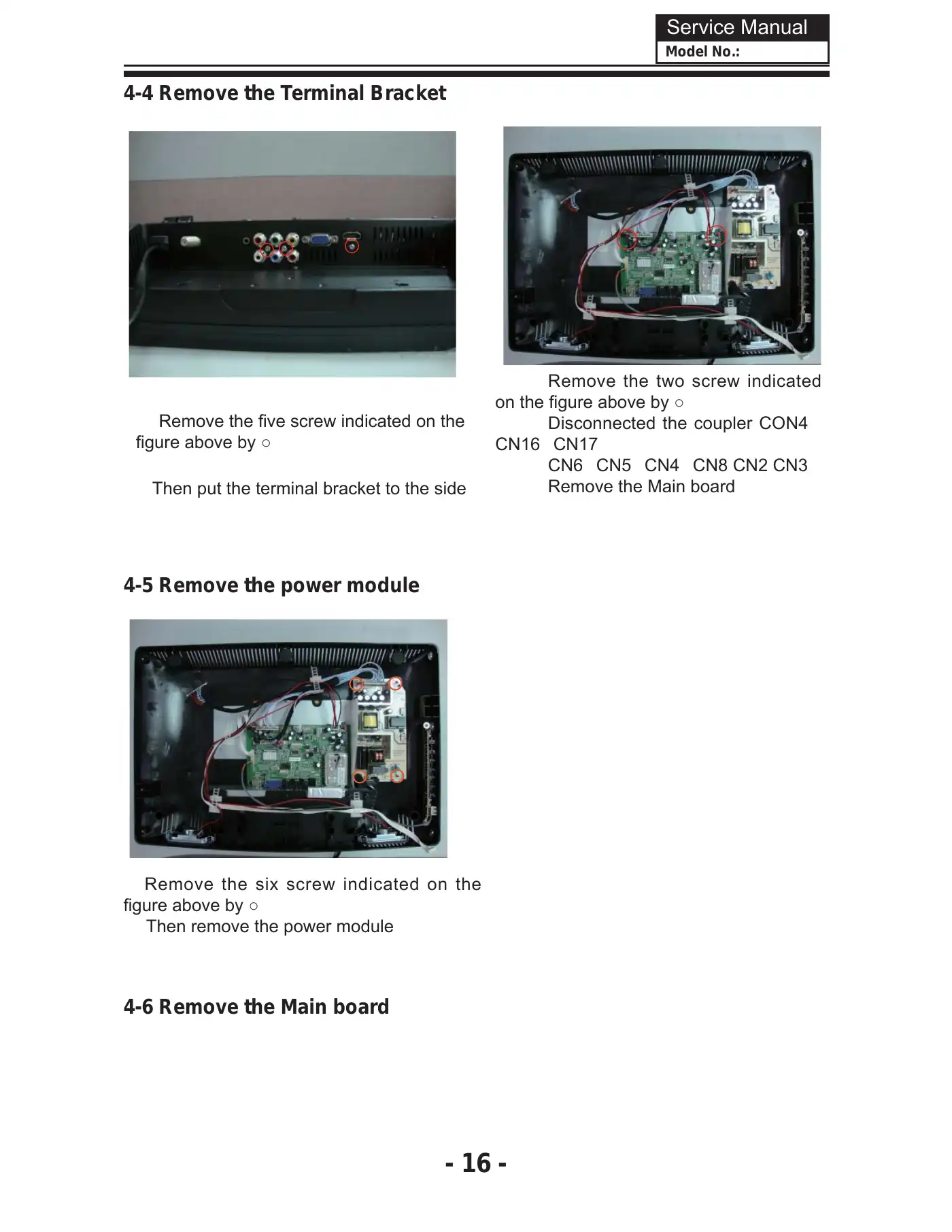 Haier HL19KN2 Service Manual Manual pdf 17 page image