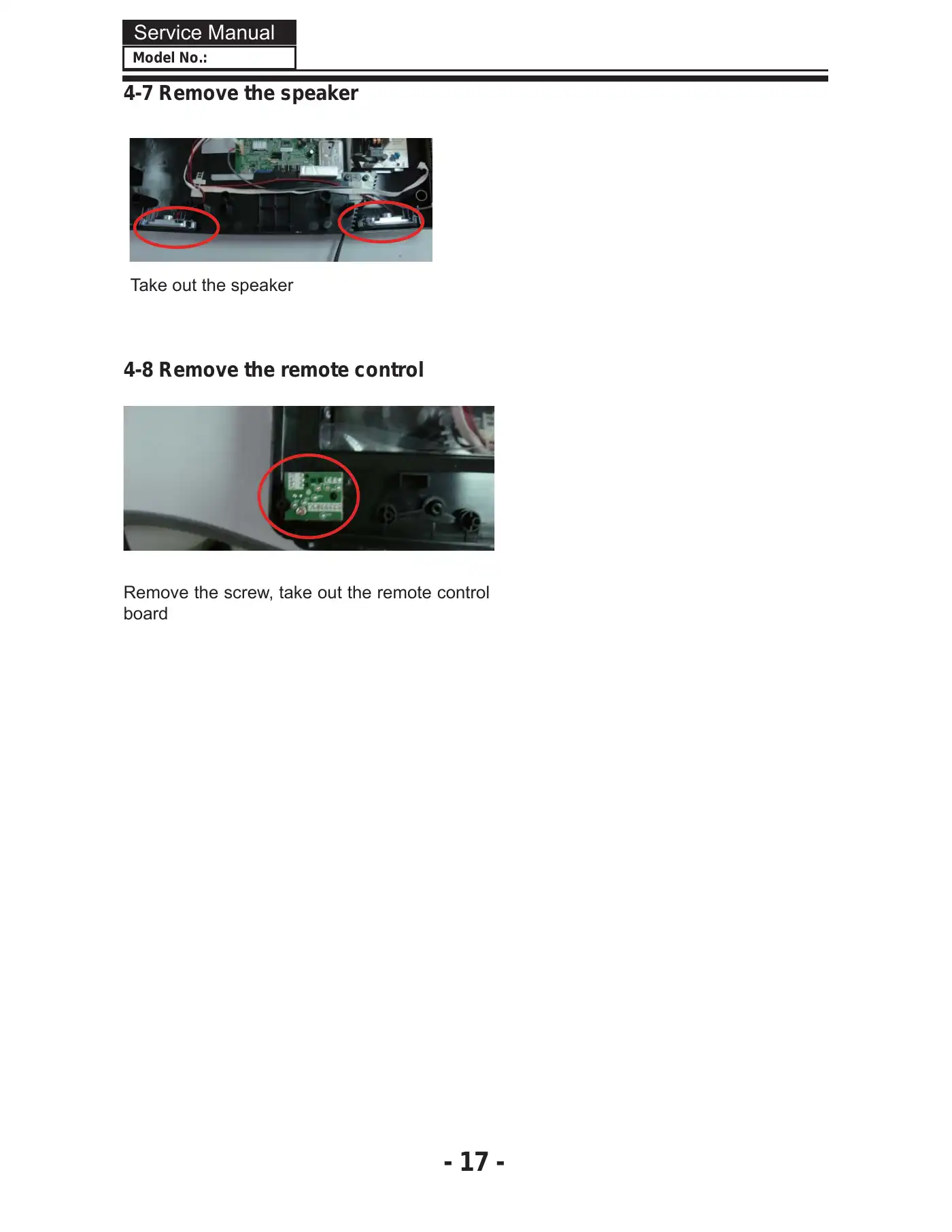 Haier HL19KN2 Service Manual Manual pdf 18 page image