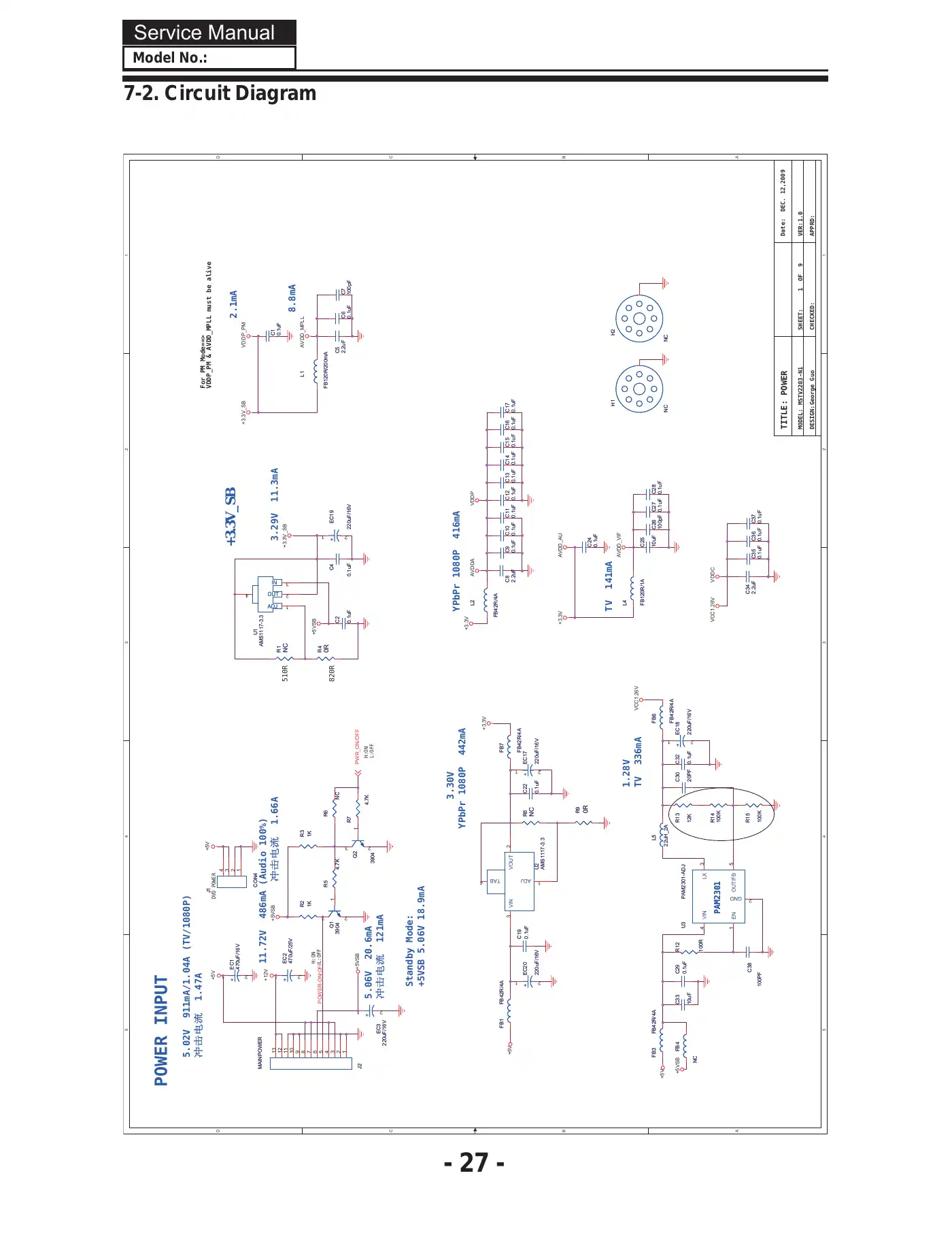 Haier HL19KN2 Service Manual Manual pdf 28 page image
