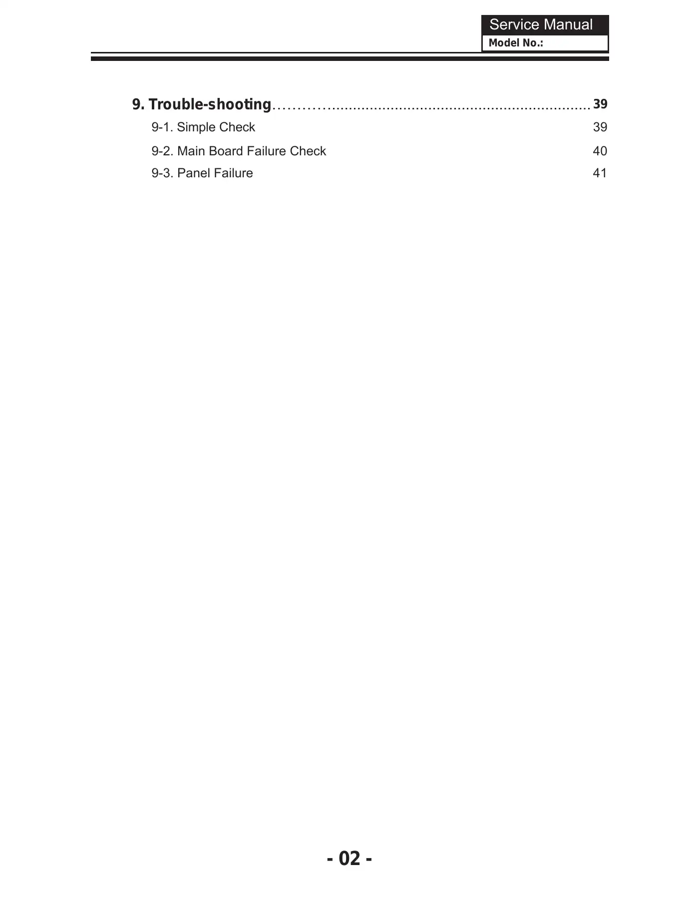 Haier HL19KN2 Service Manual Manual pdf 3 page image