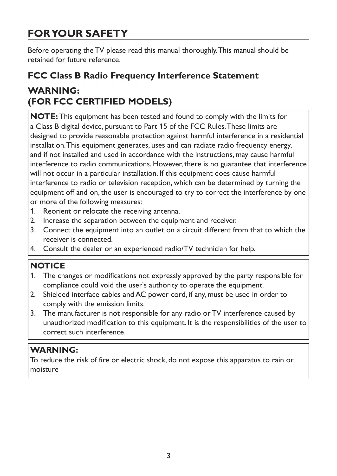 Haier HL19LE2a Owner's Manual Manual pdf 5 page image