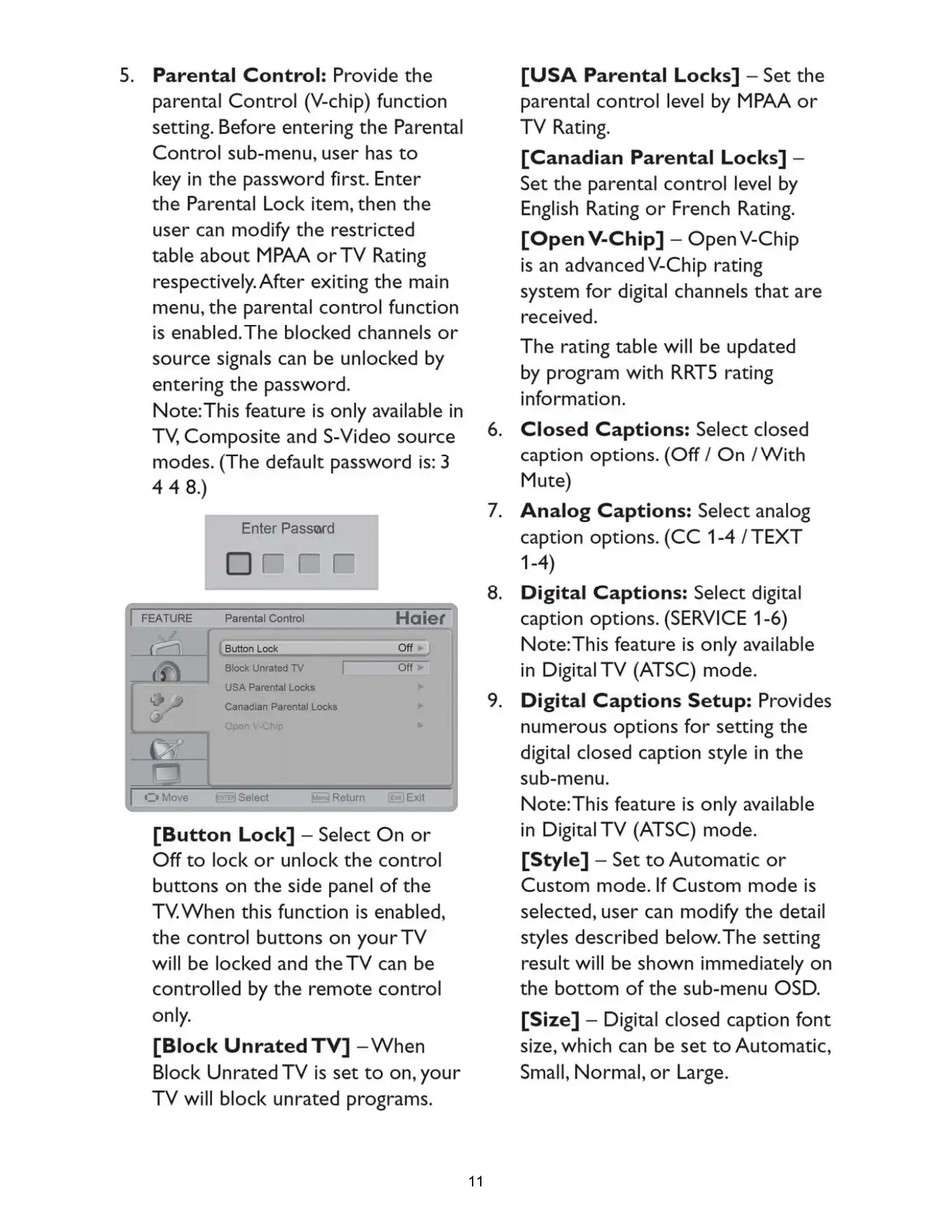Haier HL19LE2 Service Manual Manual pdf 10 page image