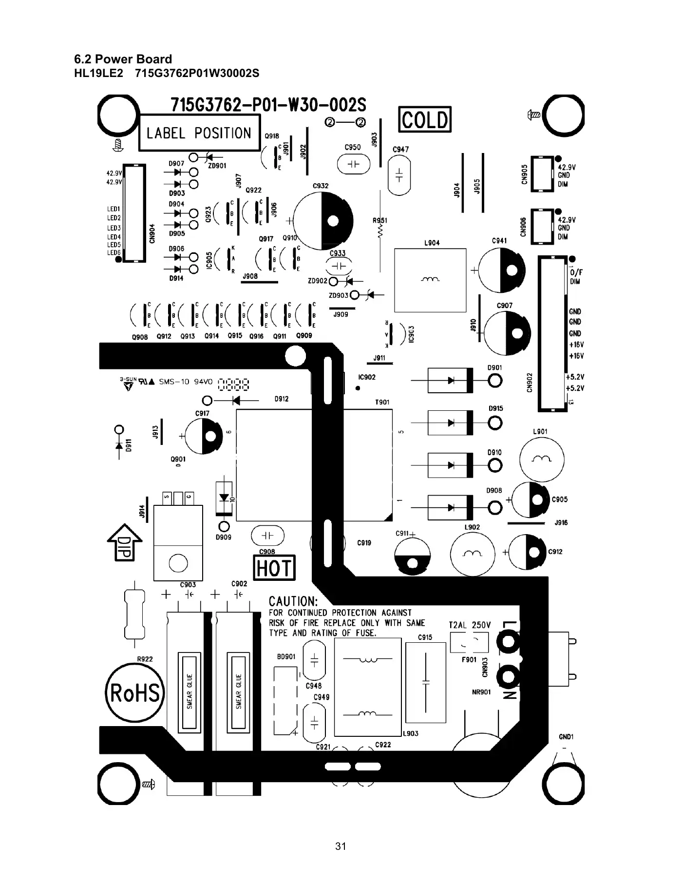Haier HL19LE2 Service Manual Manual pdf 30 page image