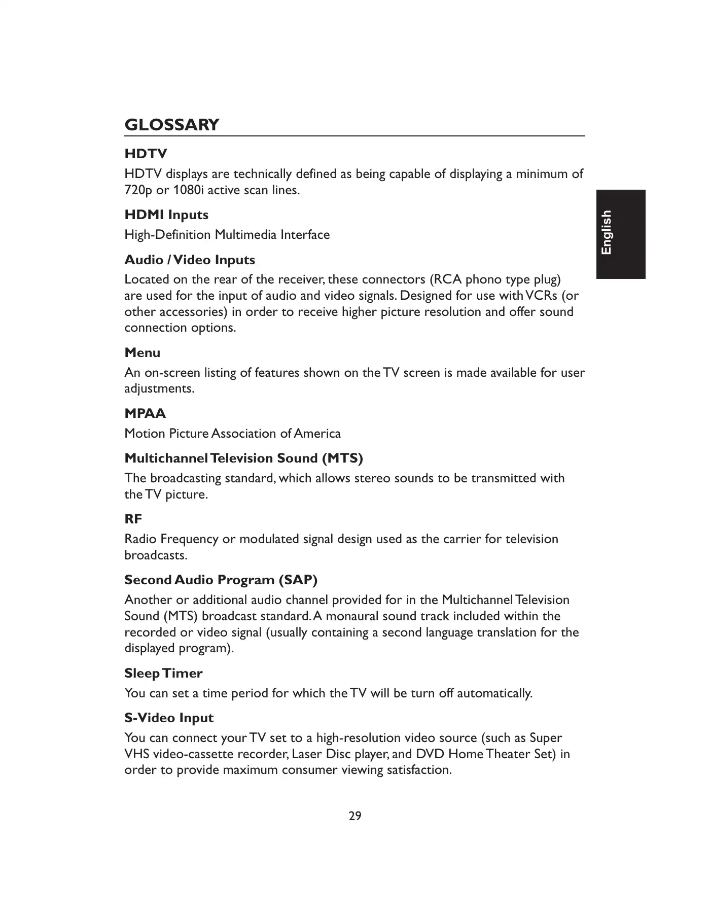 Haier HL22XLT2 Owner's Manual Manual pdf 31 page image