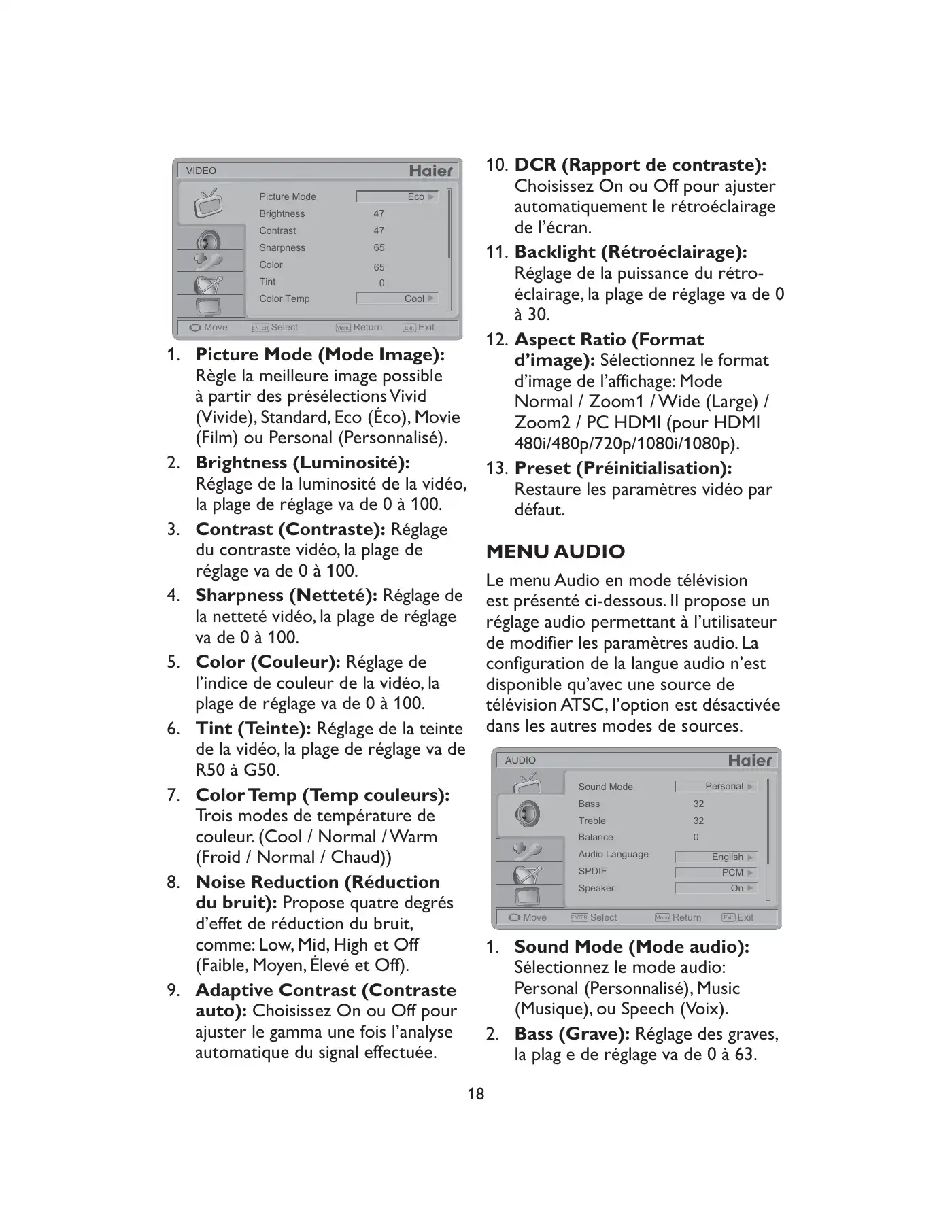 Haier HL22XLT2 Owner's Manual Manual pdf 54 page image