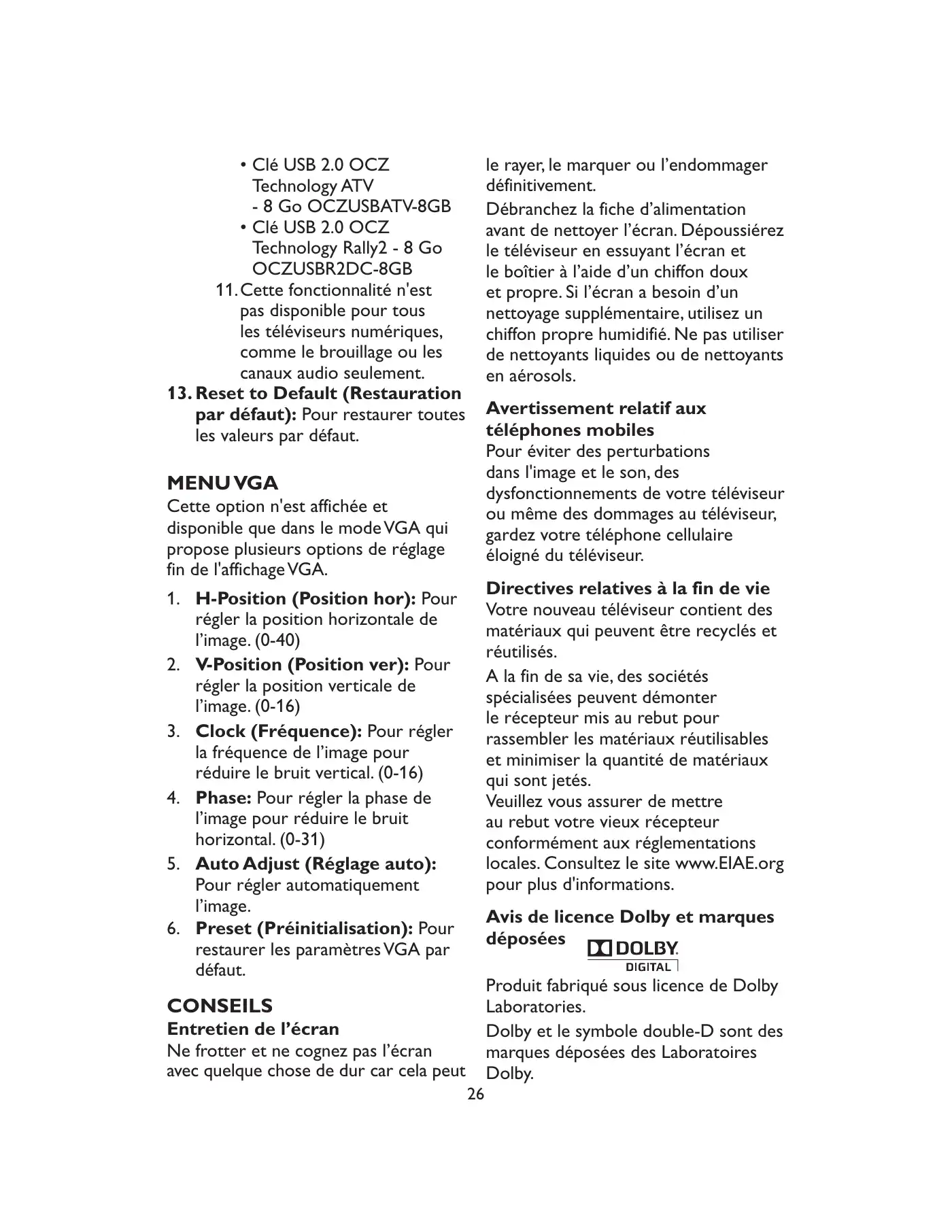 Haier HL22XLT2 Owner's Manual Manual pdf 62 page image