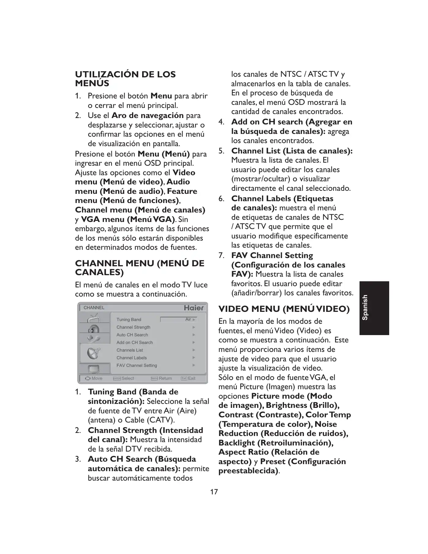 Haier HL22XLT2 Owner's Manual Manual pdf 89 page image
