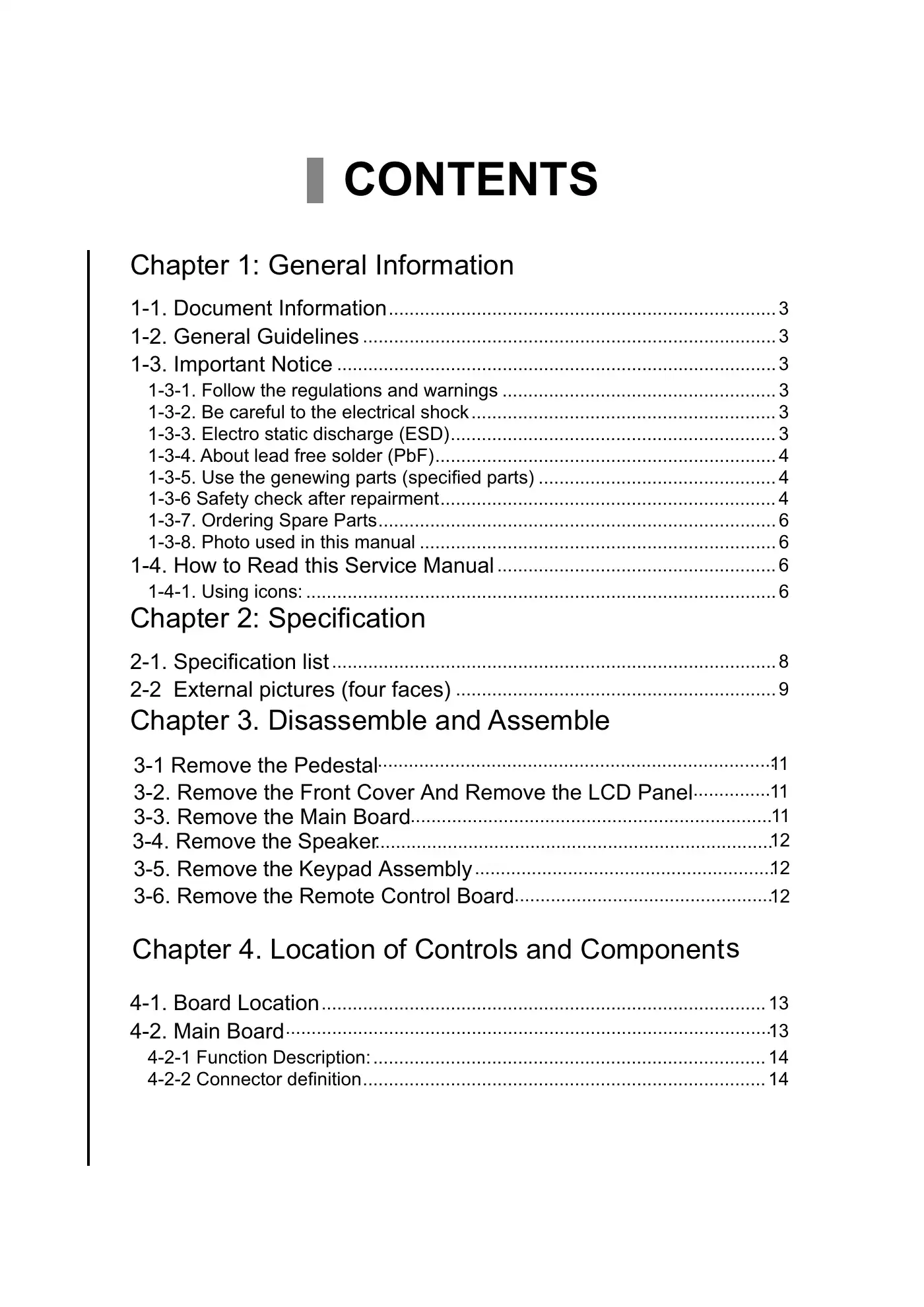Haier HL22XSLW2 Service Manual Manual pdf 2 page image