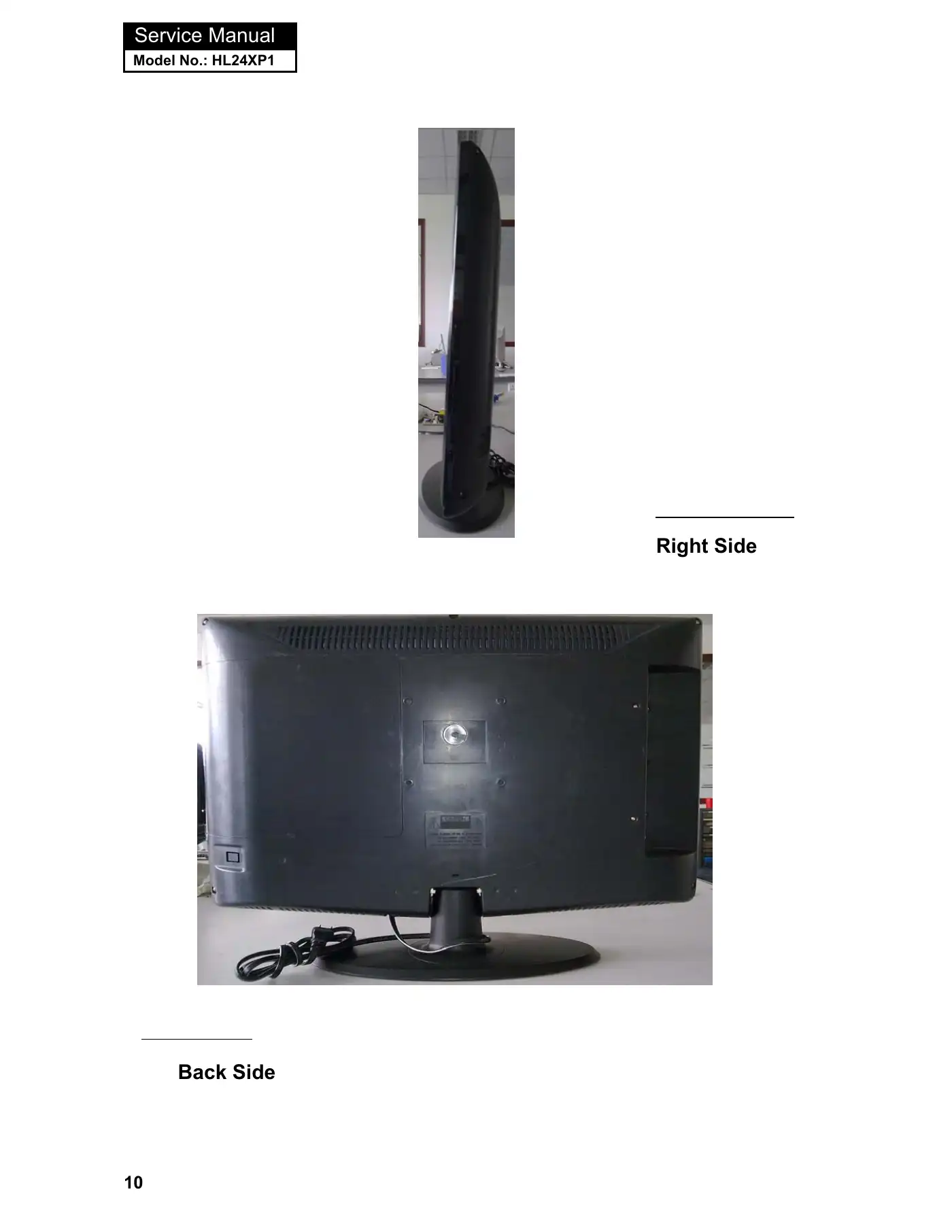 Haier HL24XP1 Service Manual Manual pdf 11 page image