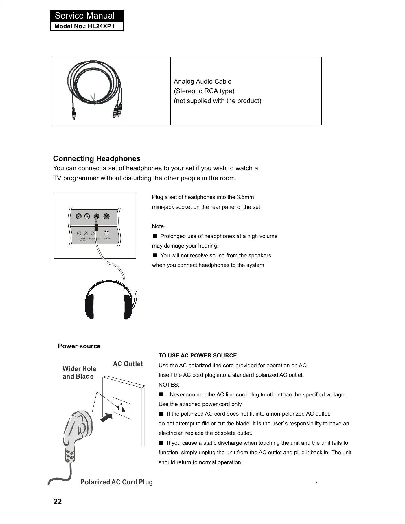Haier HL24XP1 Service Manual Manual pdf 23 page image
