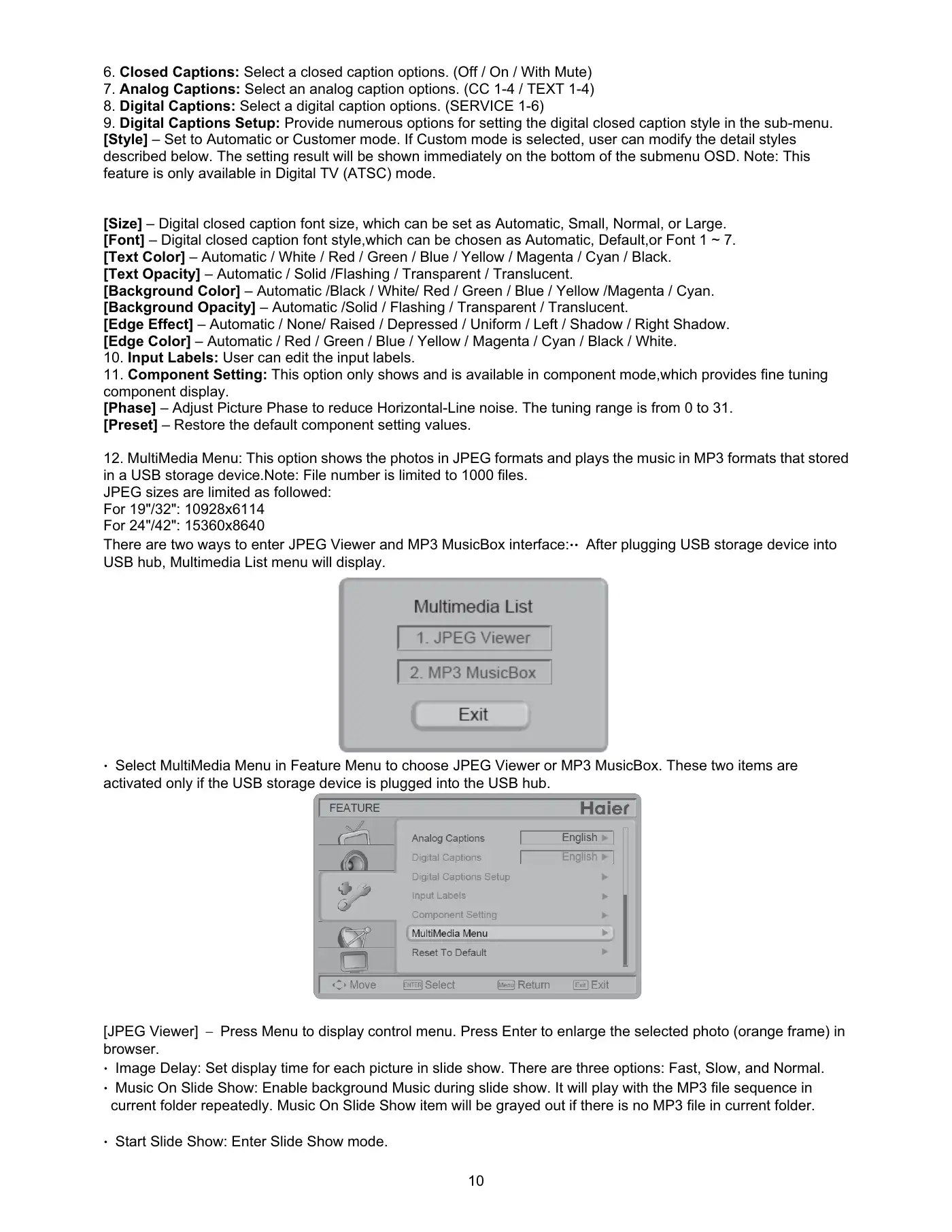 Haier HL32D2 Service Manual Manual pdf 10 page image