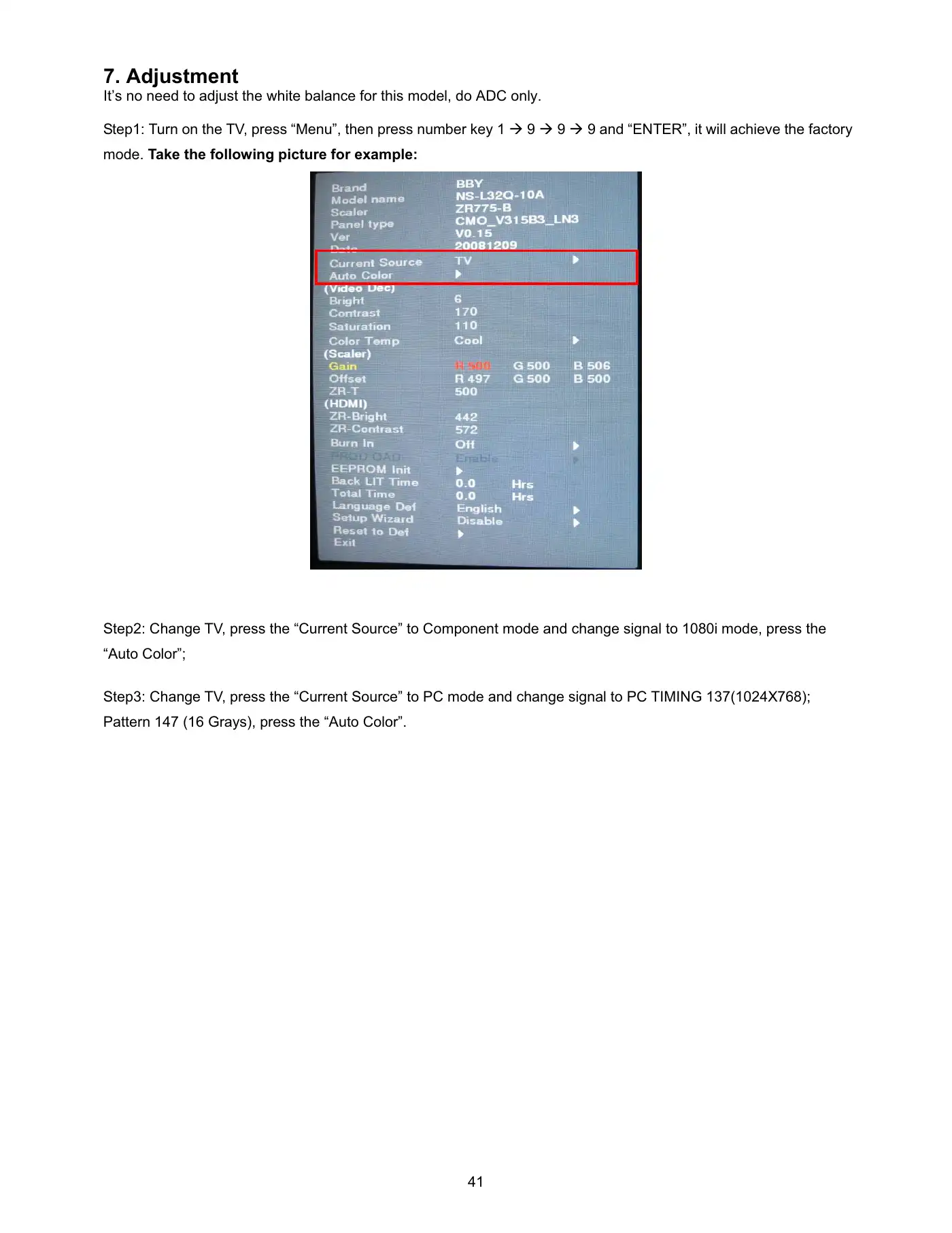 Haier HL32D2 Service Manual Manual pdf 41 page image
